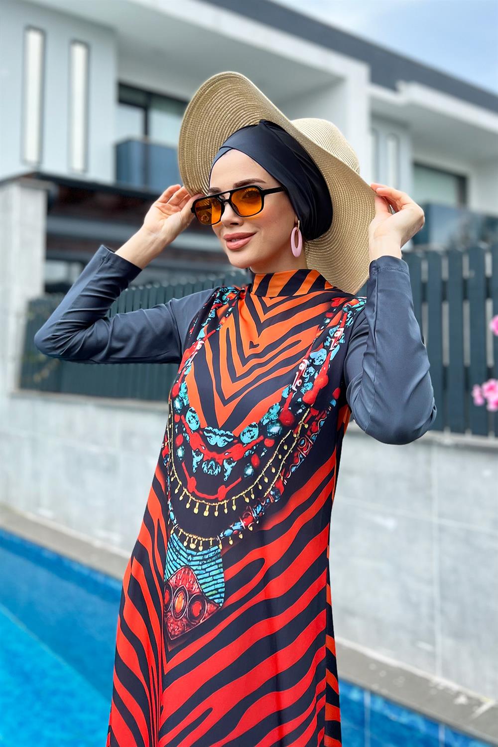 Tasarım Tam Kapalı Tesettür Mayo Remsa Mayo 900-305 Kenya