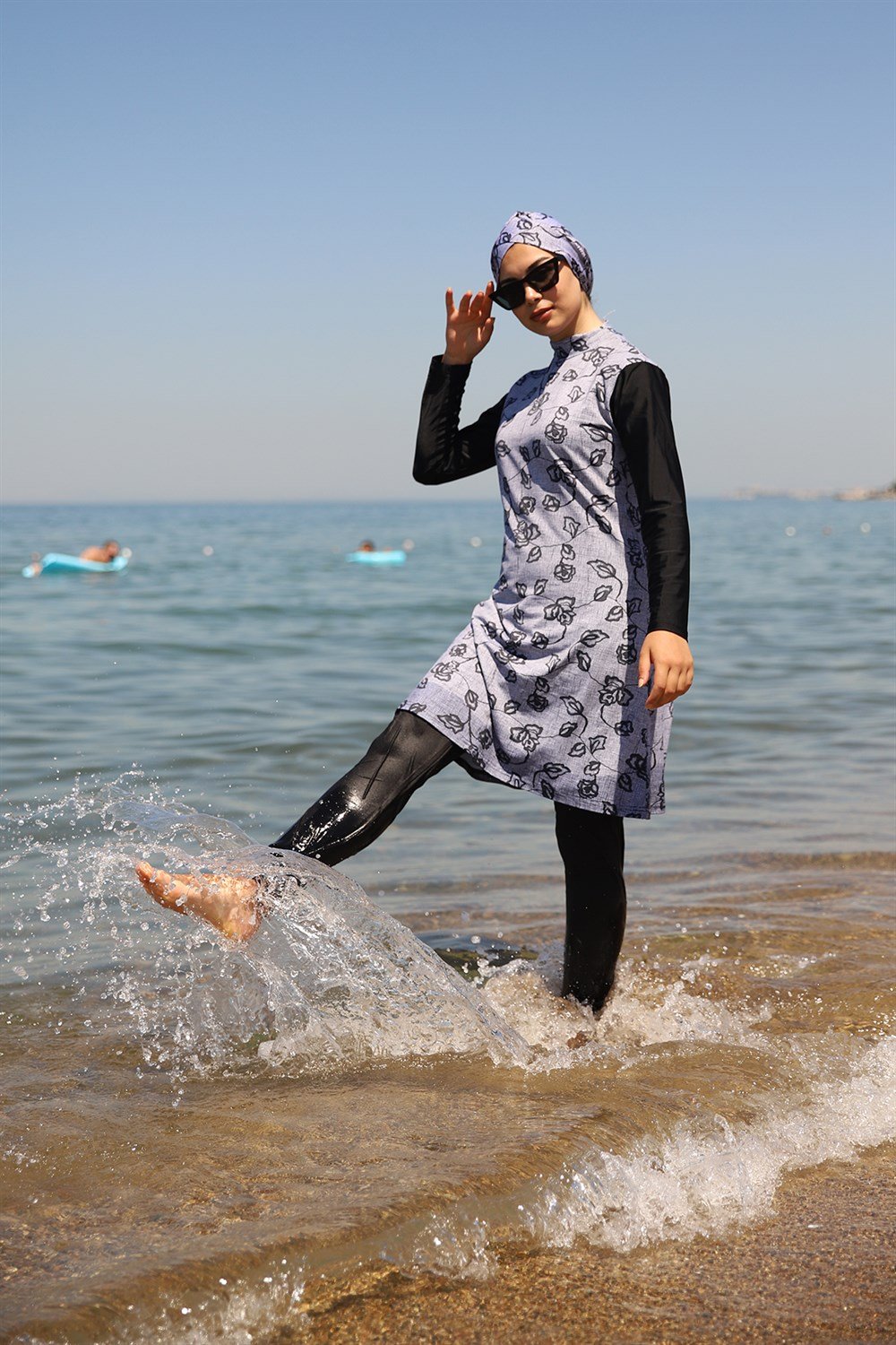 Tasarım Tam Kapalı Tesettür Mayo Remsa Mayo Siyah 900-203