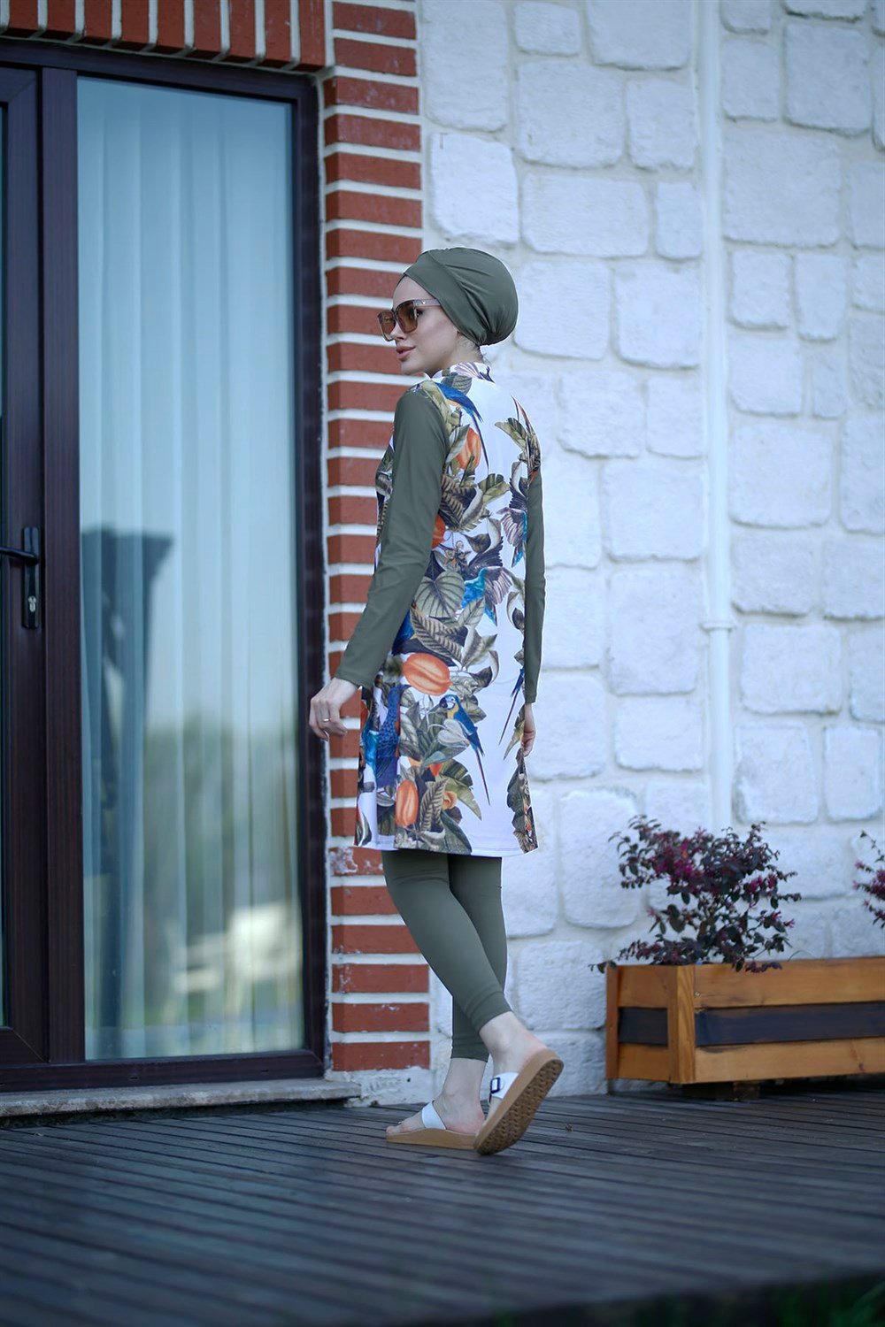 Tasarım Tam Kapalı Tesettür Mayo Remsa Mayo Brezilya