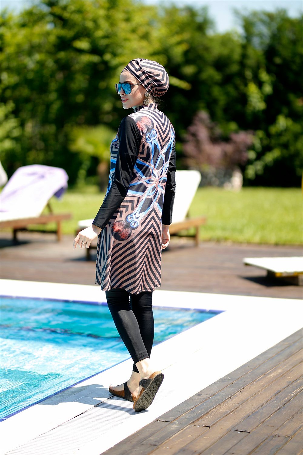 Tasarım Tam Kapalı Tesettür Mayo Remsa Mayo Halat Tasarım