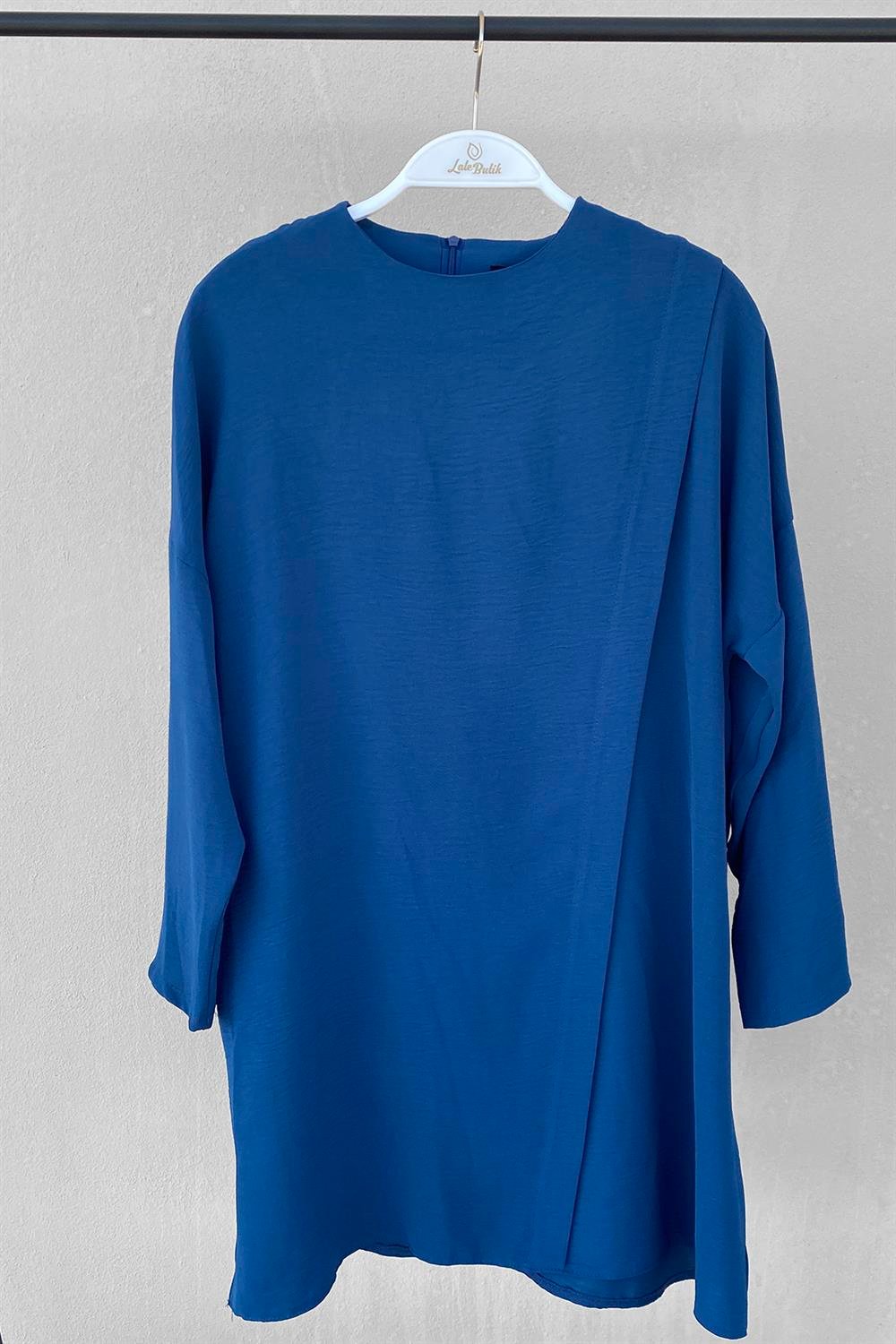 Tesettür Ayrobin Tunik 1056 Saks