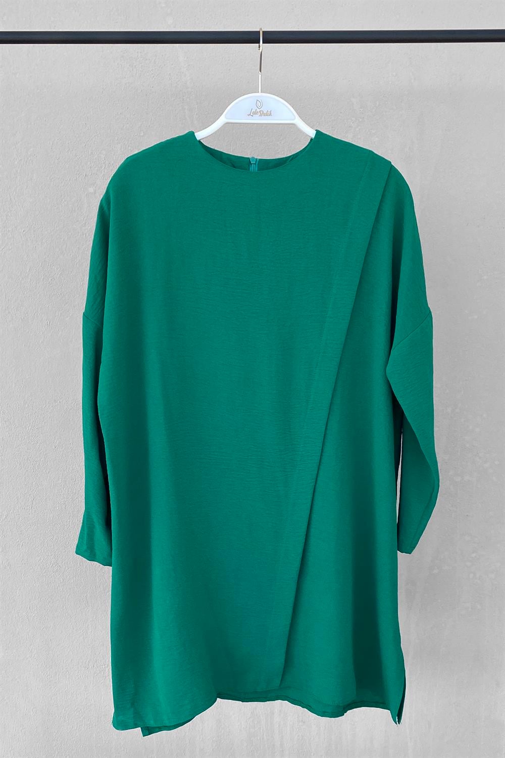 Tesettür Ayrobin Tunik 1056 Yeşil