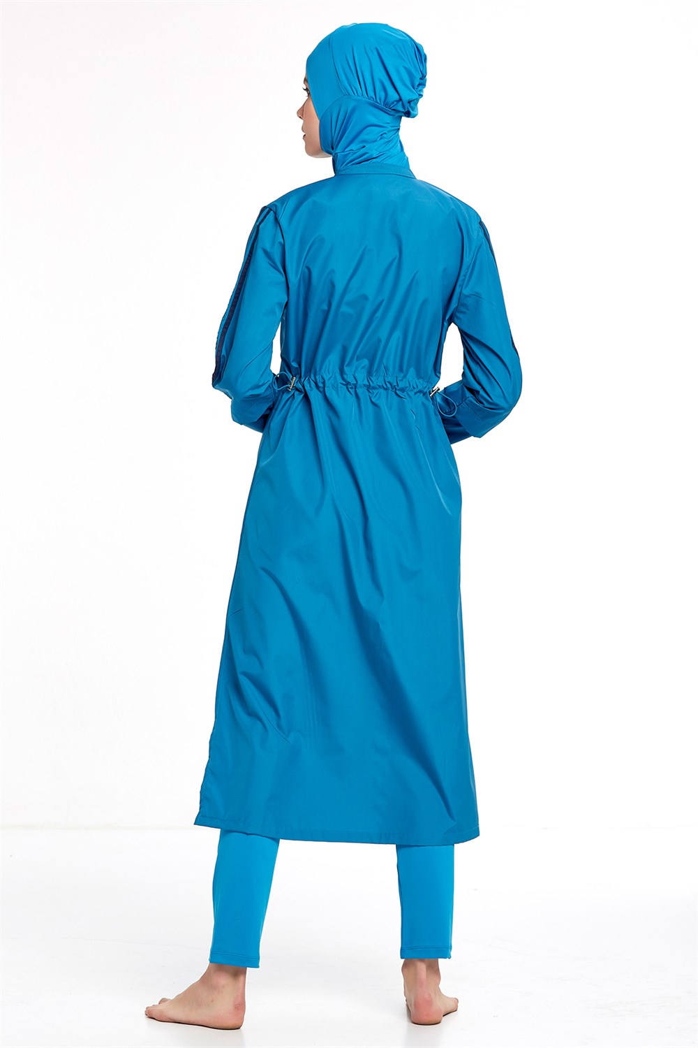 Tesettür Uzun Mayo 1314 Açık Lacivert