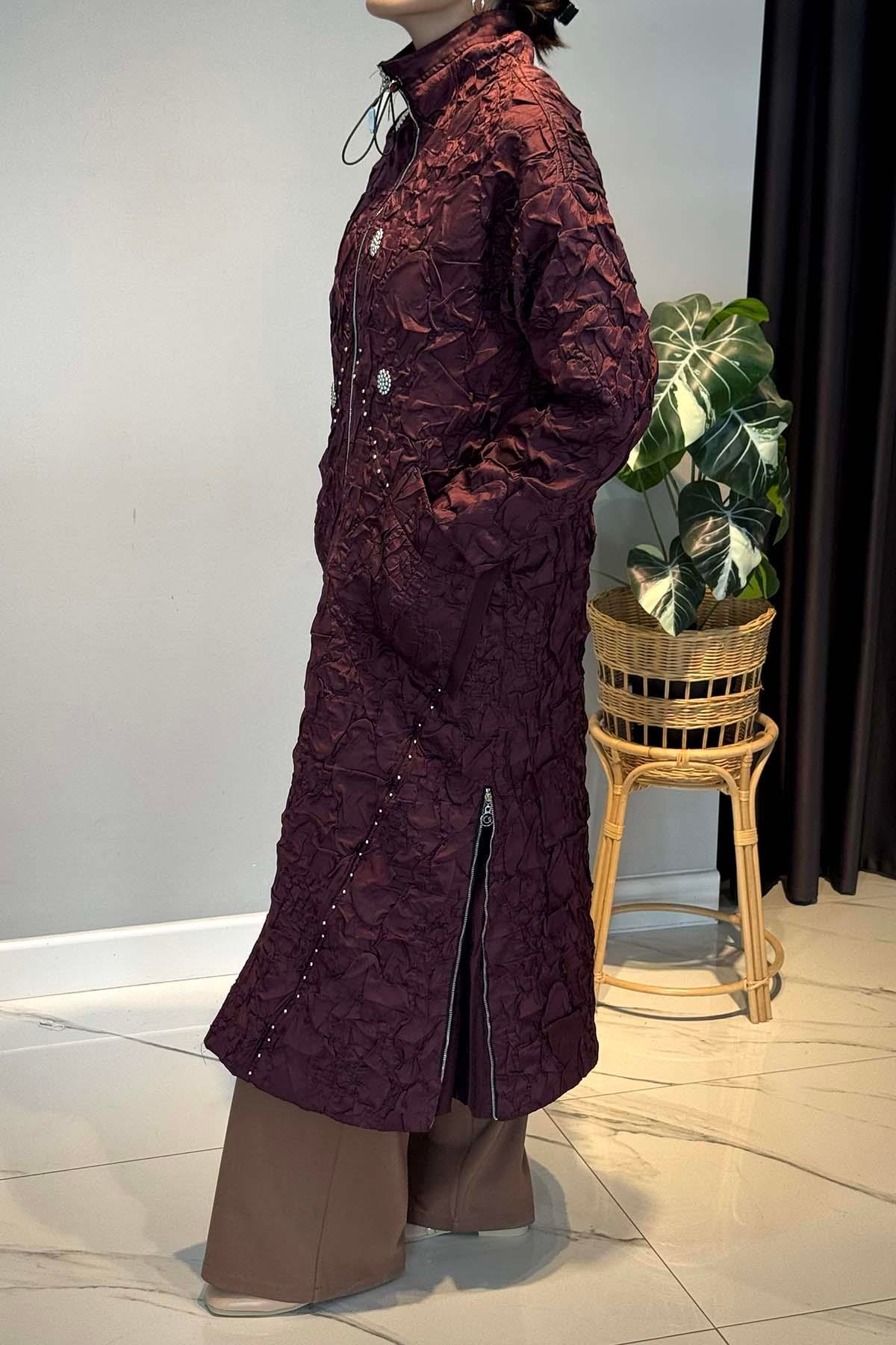 Torba Cepli Star Kap Ceket 6895 Bordo