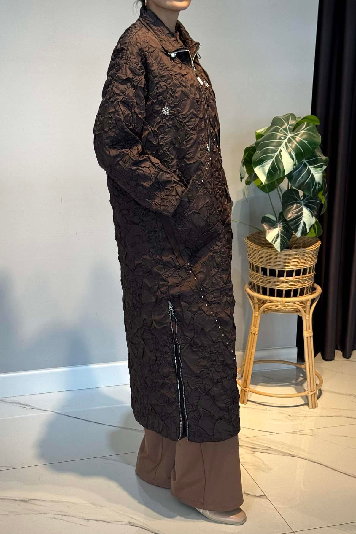 Torba Cepli Star Kap Ceket 6895 Kahverengi