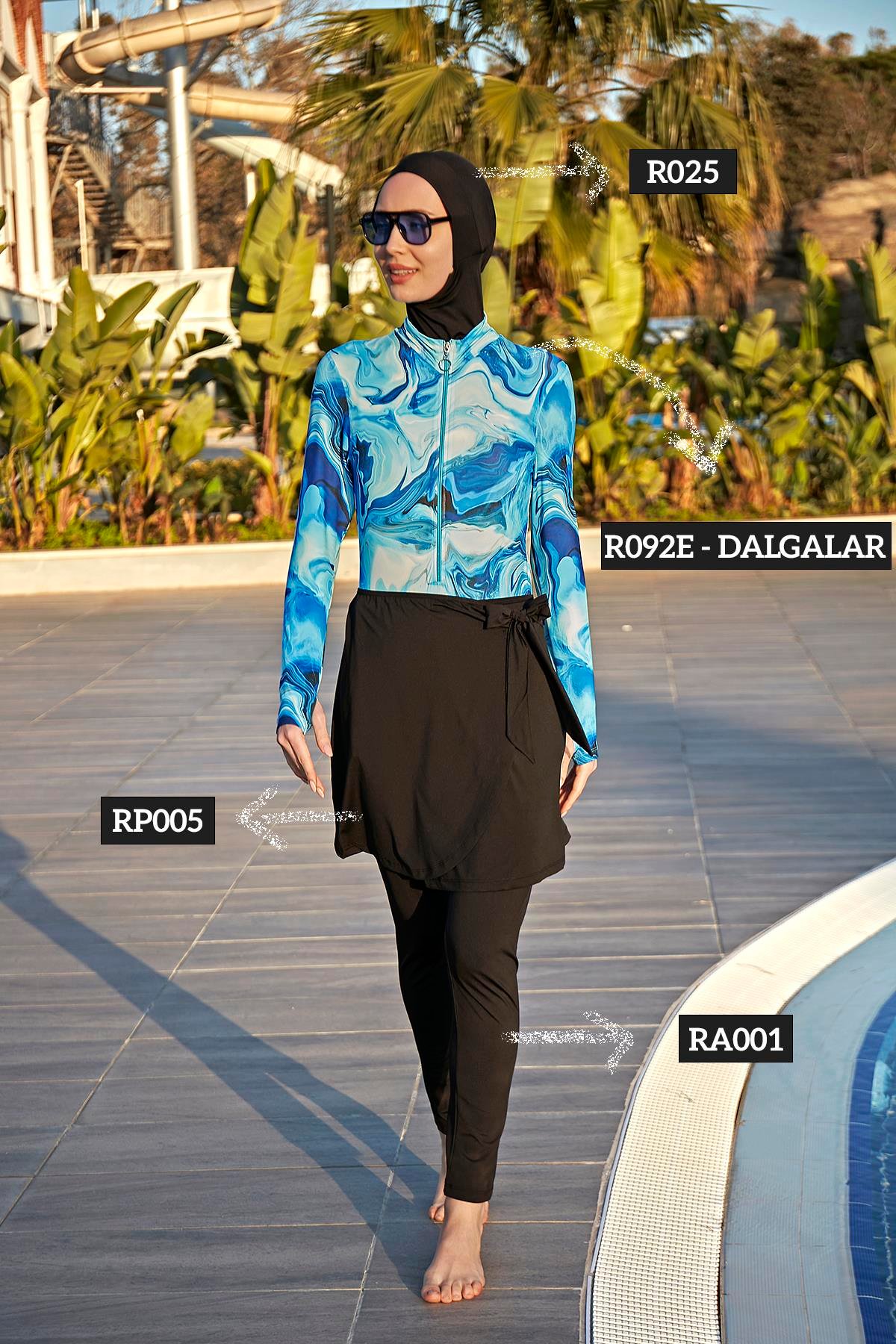 Yüzücü Mayo Remsa Mayo R092E Yüzücü Dalgalar