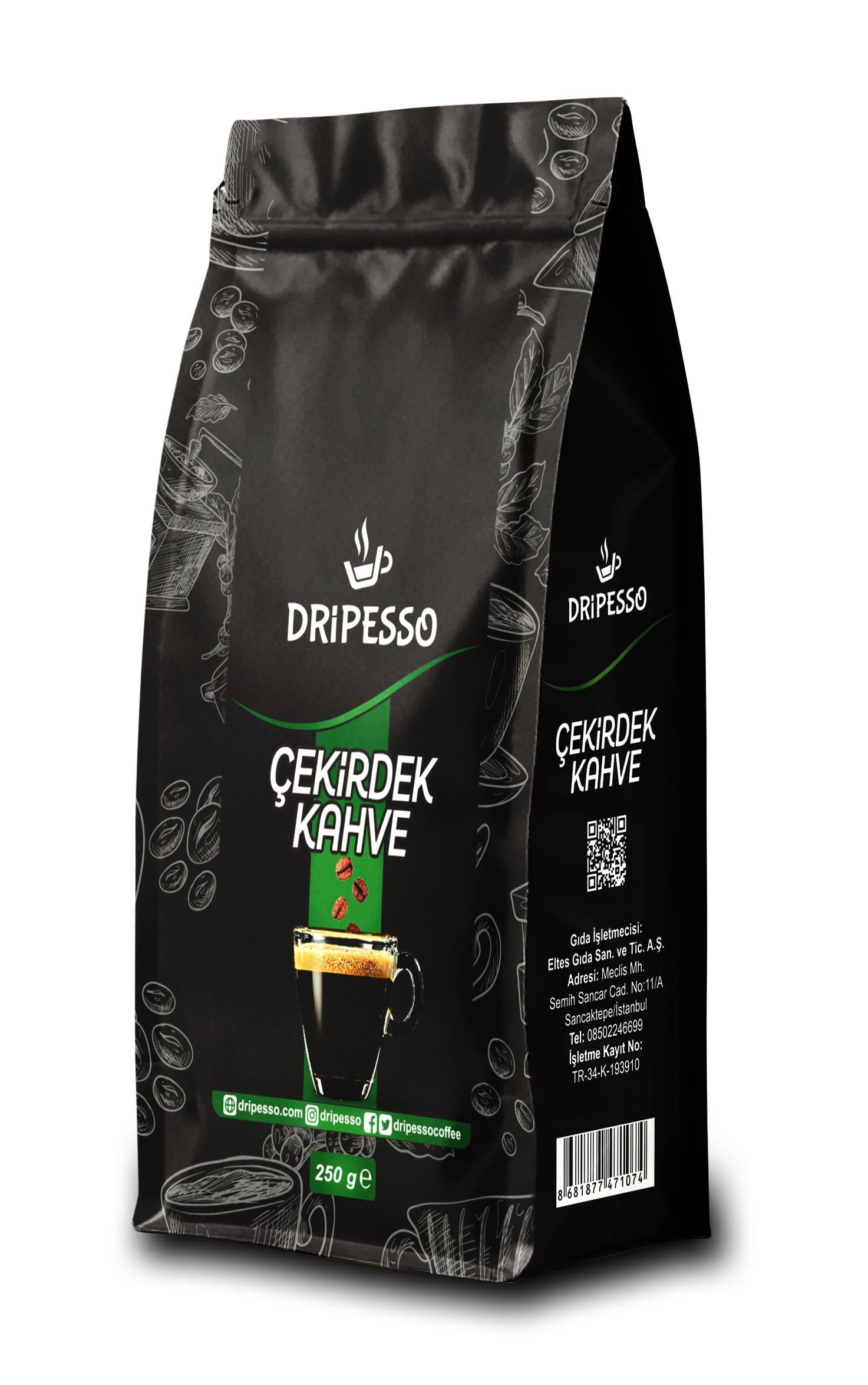 Blend Çekirdek Kahve 1 KgDripesso'nun en sevilen ürünlerinden biri olan 1 kg'lık Blend Çekirdek Kahve ile kahve keyfini yaşayın. Filtre Kahveler
