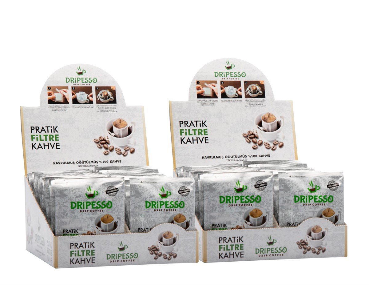 Blend Pratik Filtre Kahve 100'lü PaketDripesso Pratik Filtre Kahve 100'lü Paket Pratik Filtre Kahveler