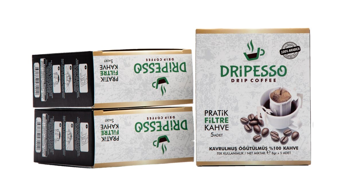 Blend Pratik Filtre Kahve 30'lu Dripesso Pratik Filtre Kahve 30'lu PaketPratik Filtre Kahveler