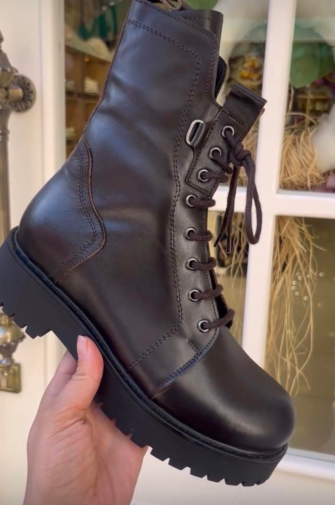 ACI KAHVE DERİ POSTAL