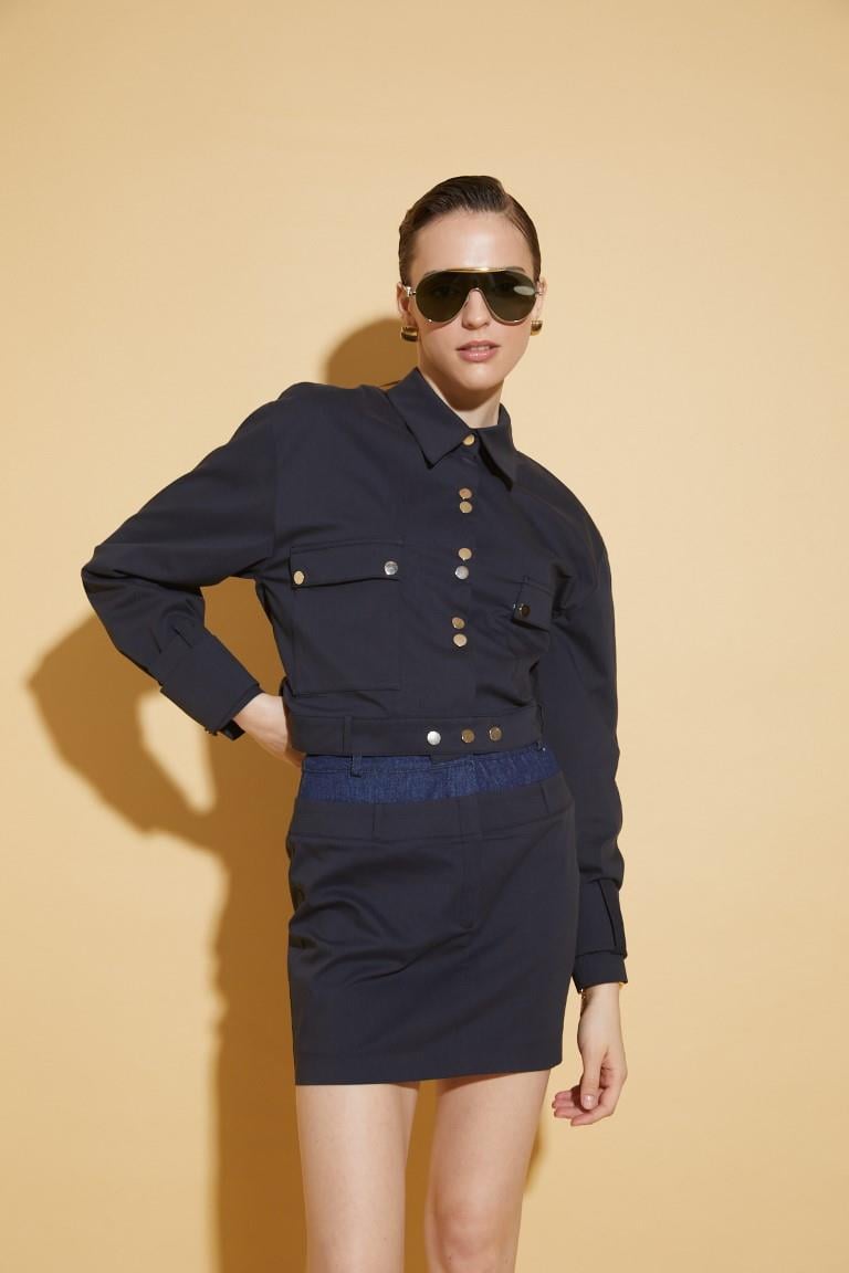 SORBE'Daily & UniformTHE DENIM BELT SKIRT