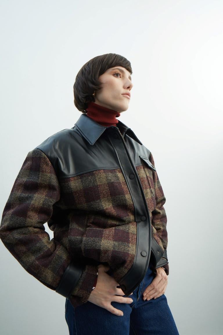 SORBE'Daily & UniformTHE LEATHERWOOL BOMBER 
