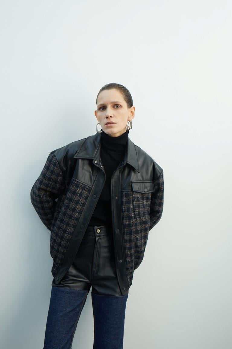 SORBE'Daily & UniformTHE LEATHERWOOL BOMBER 