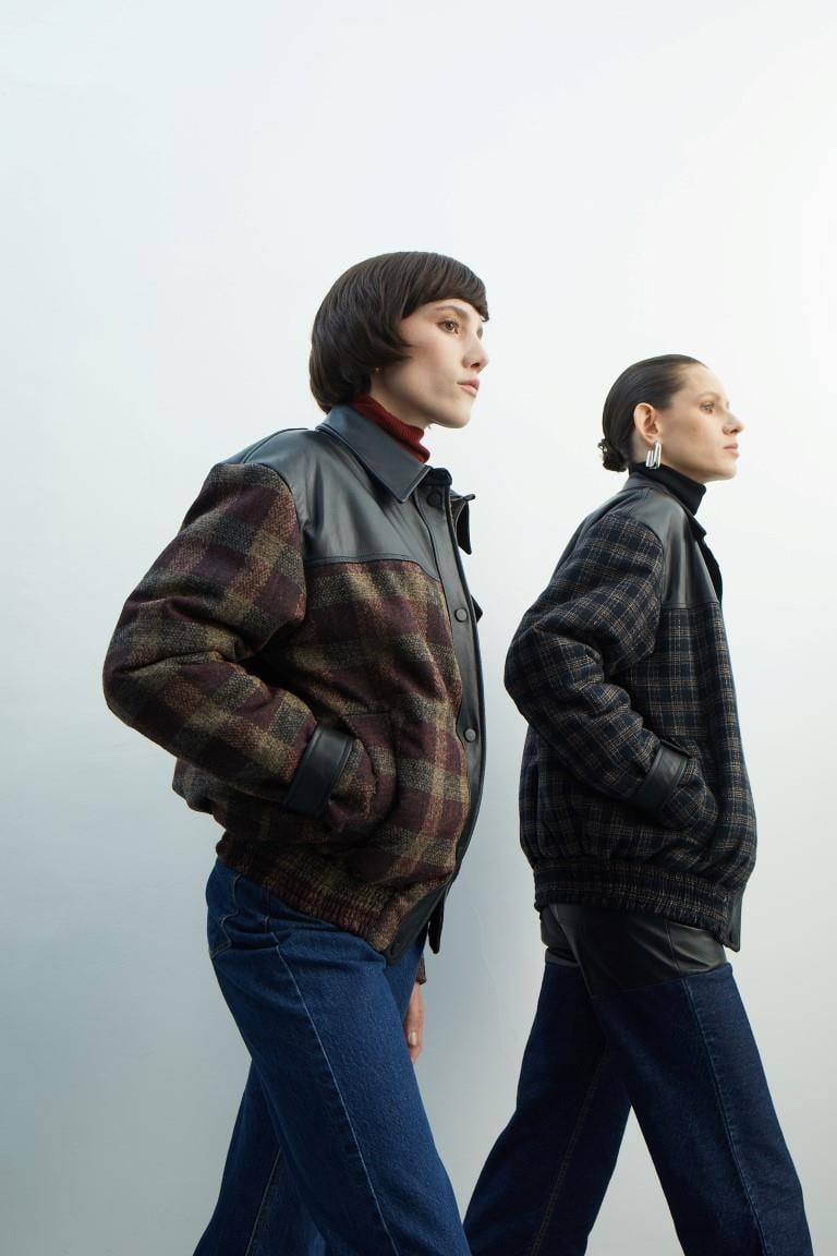 SORBE'Daily & UniformTHE LEATHERWOOL BOMBER 