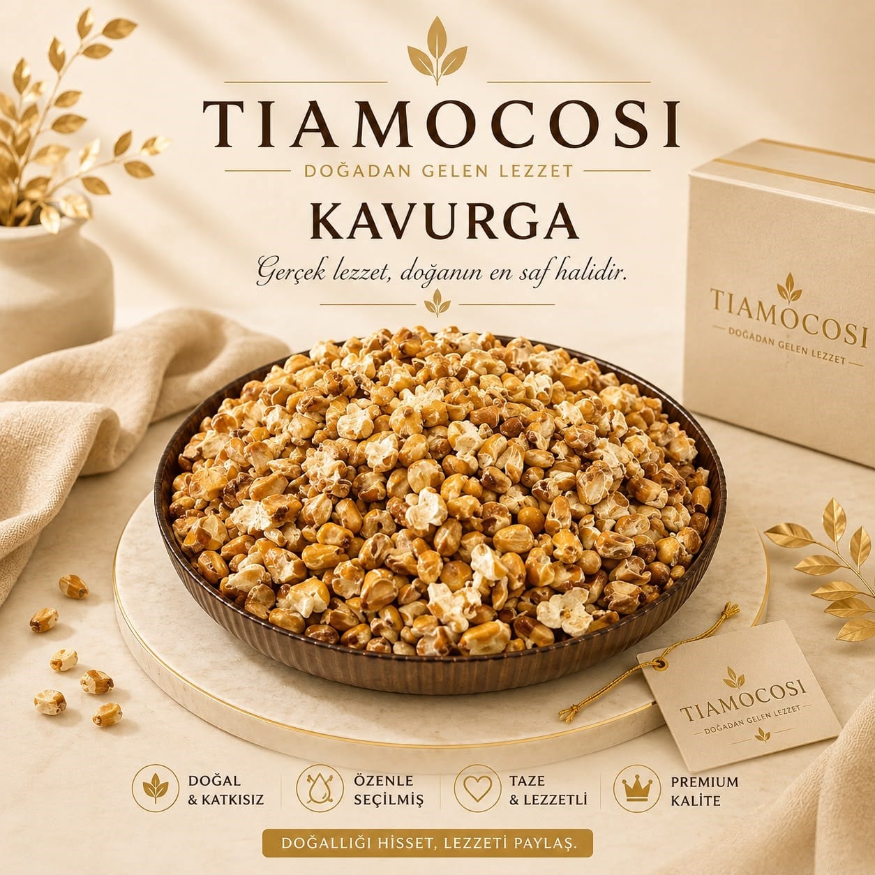 Kavurga 500 grKavurga 250 gr | Kavurga Nedir | Çedene | TİAMOCOSİ |Kuruyemiş