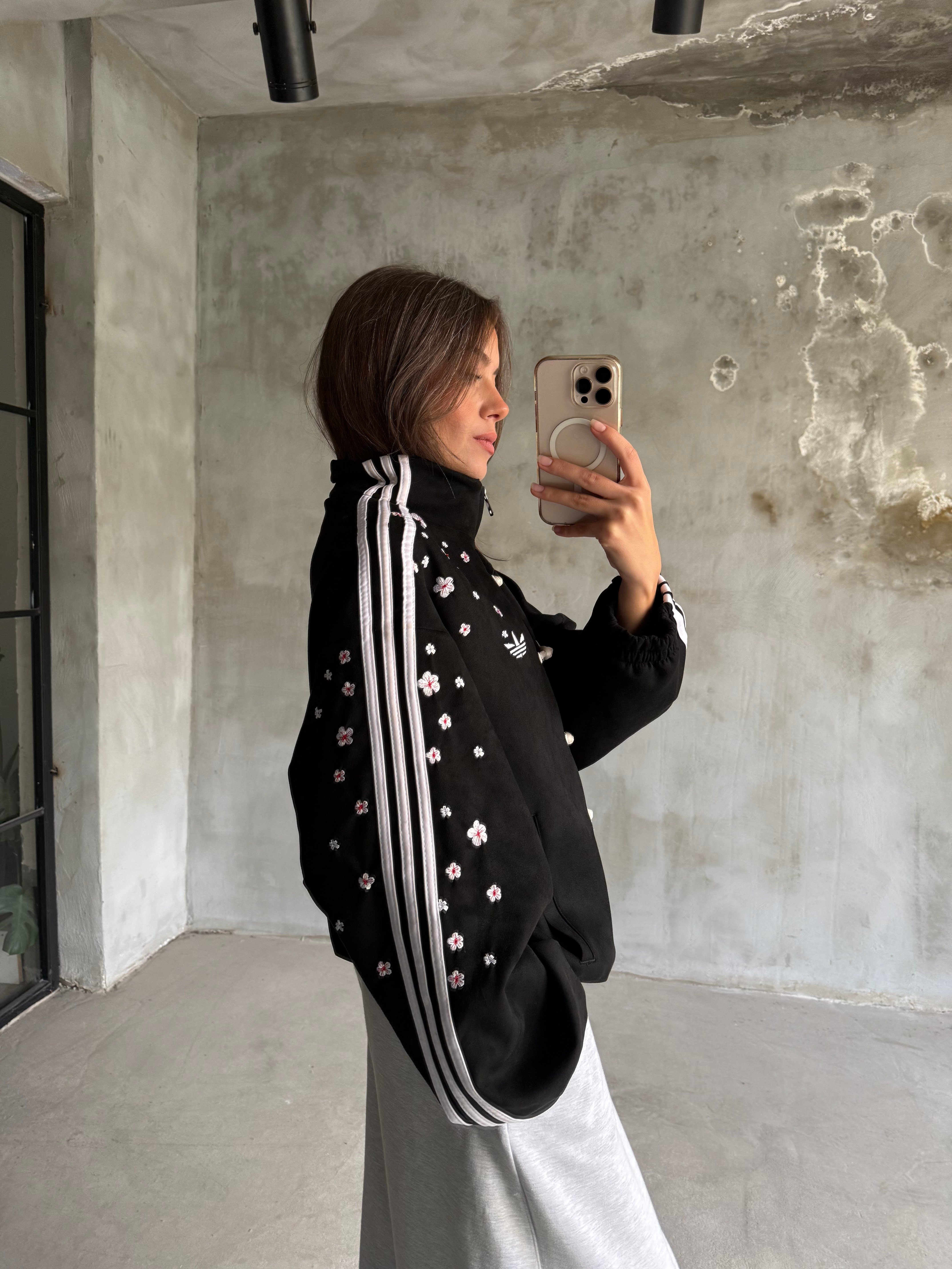 Adds Nakışlı Ceket - Siyah - Dominatrend