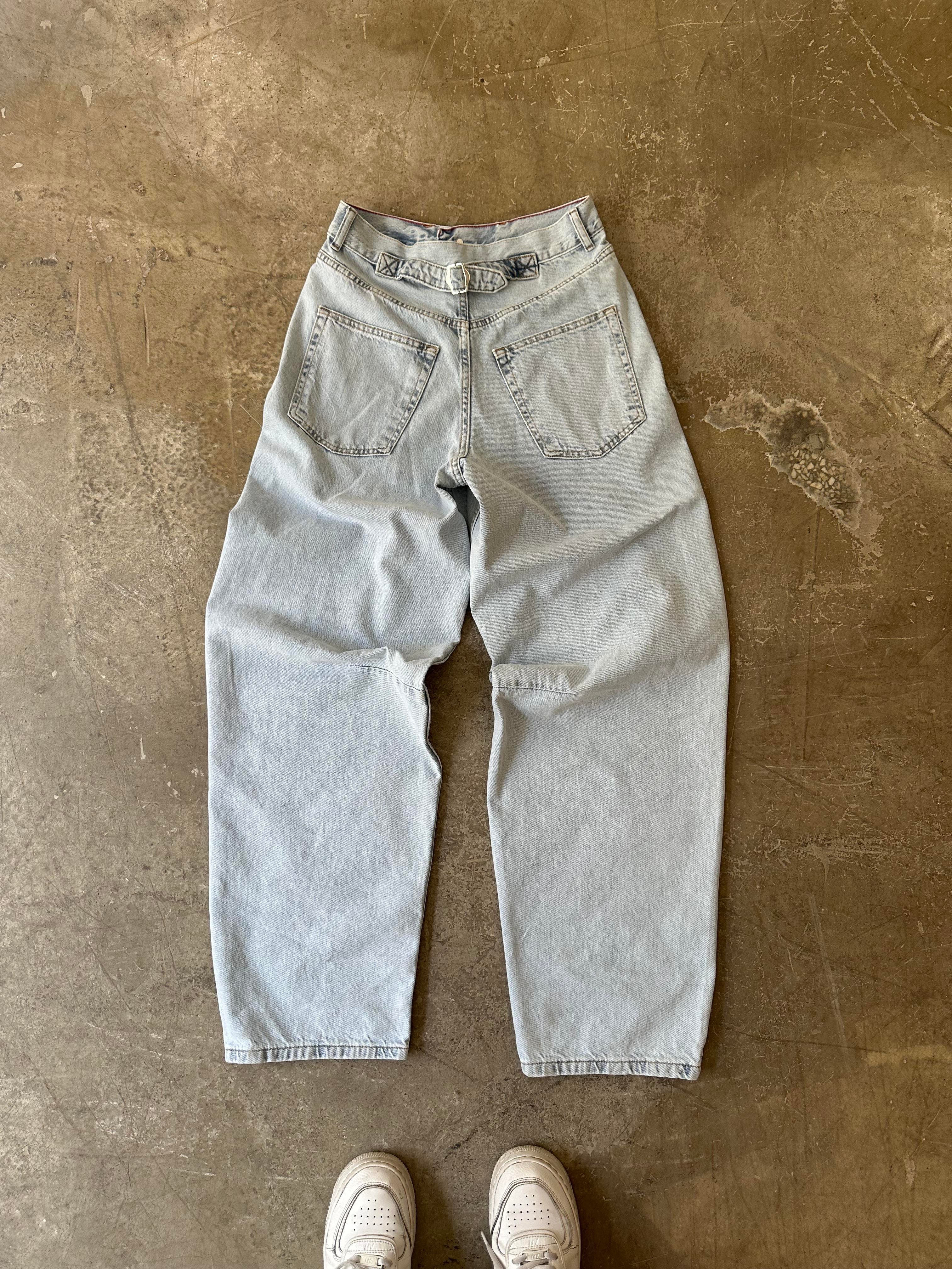Ayarlanabilir Baggy Jean - Buz Mavi - Dominatrend