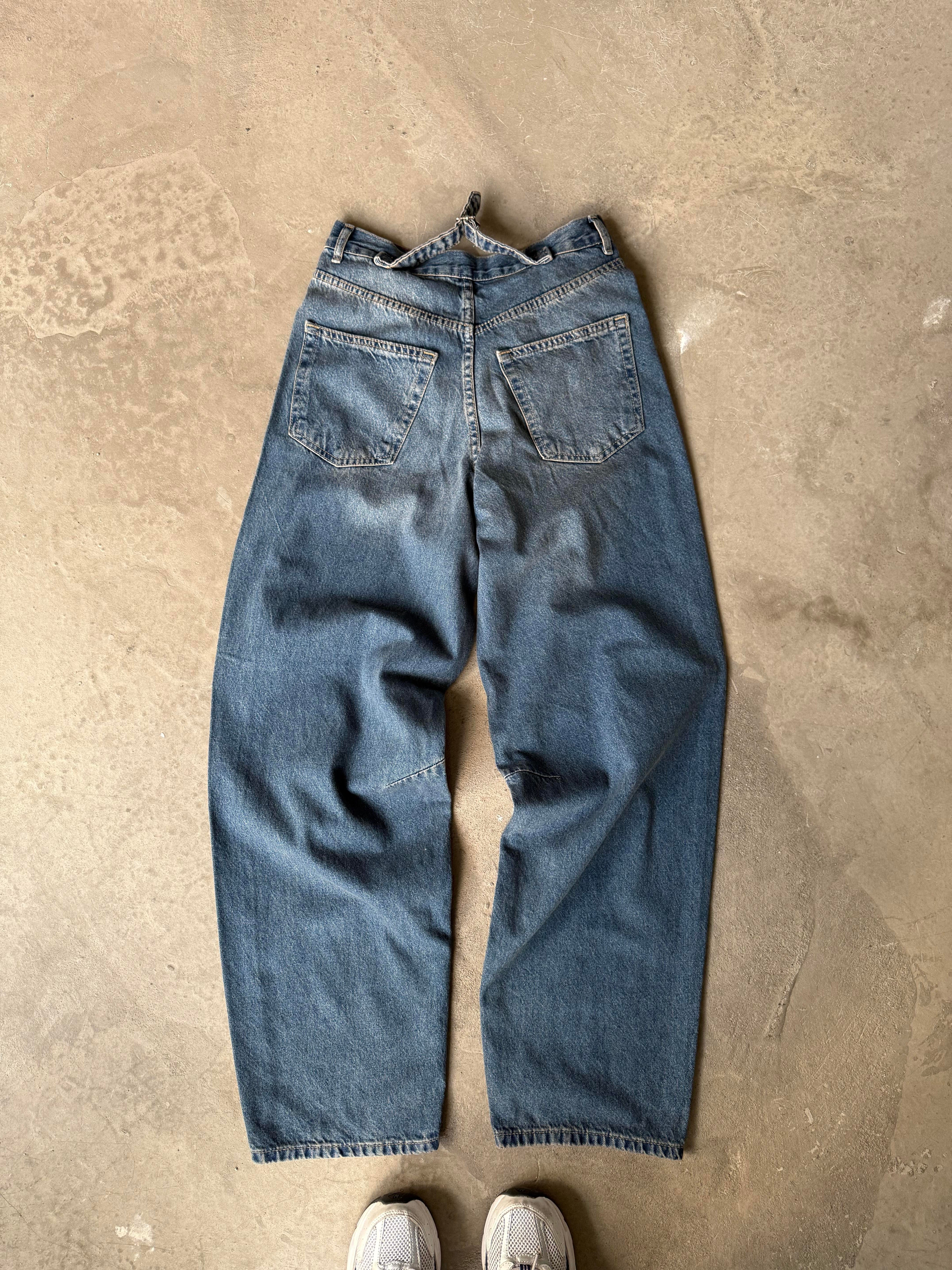 Ayarlanabilir Baggy Jean Mavi - Dominatrend
