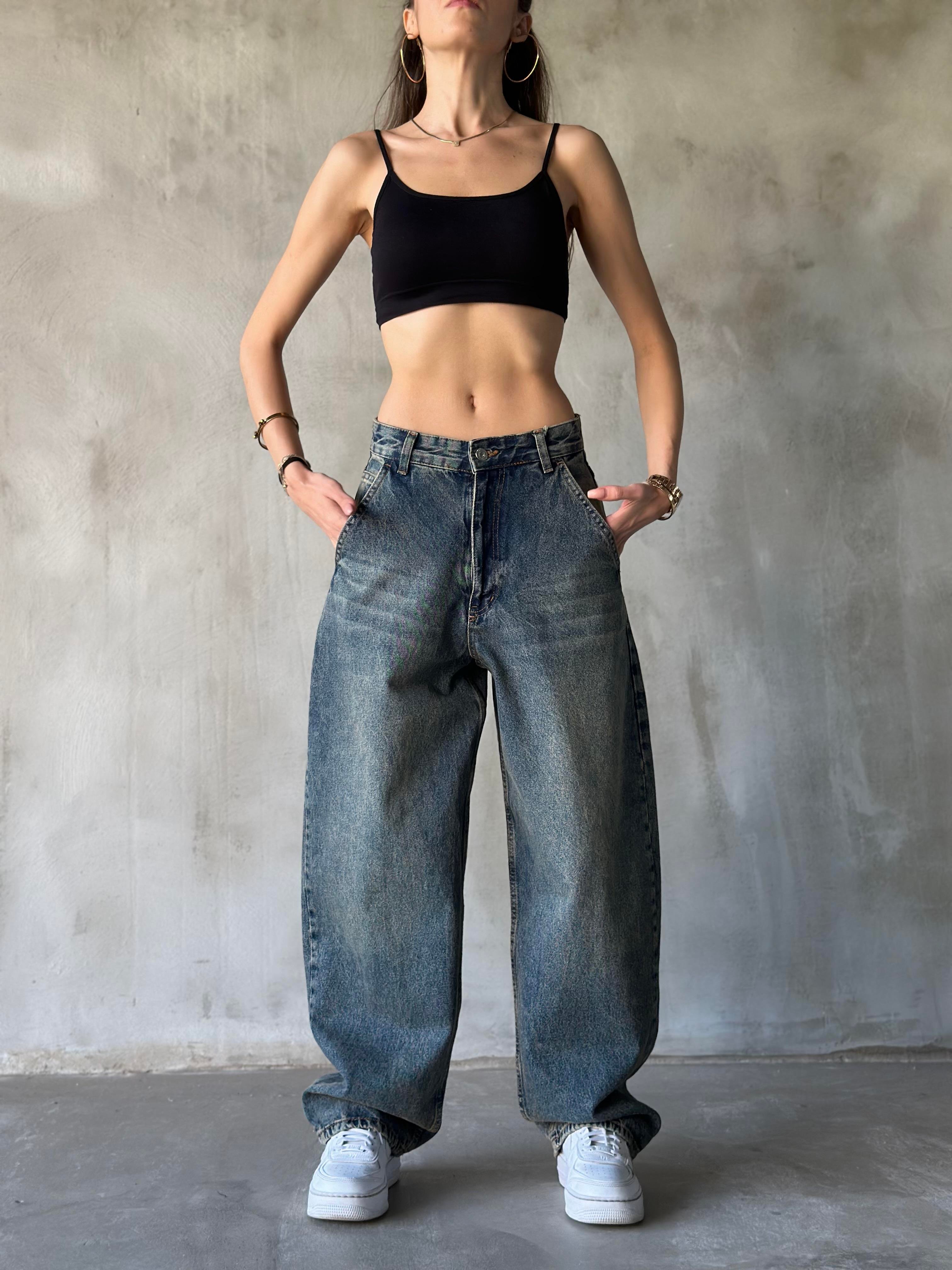 Baggy Balon Jean Tintli - Dominatrend
