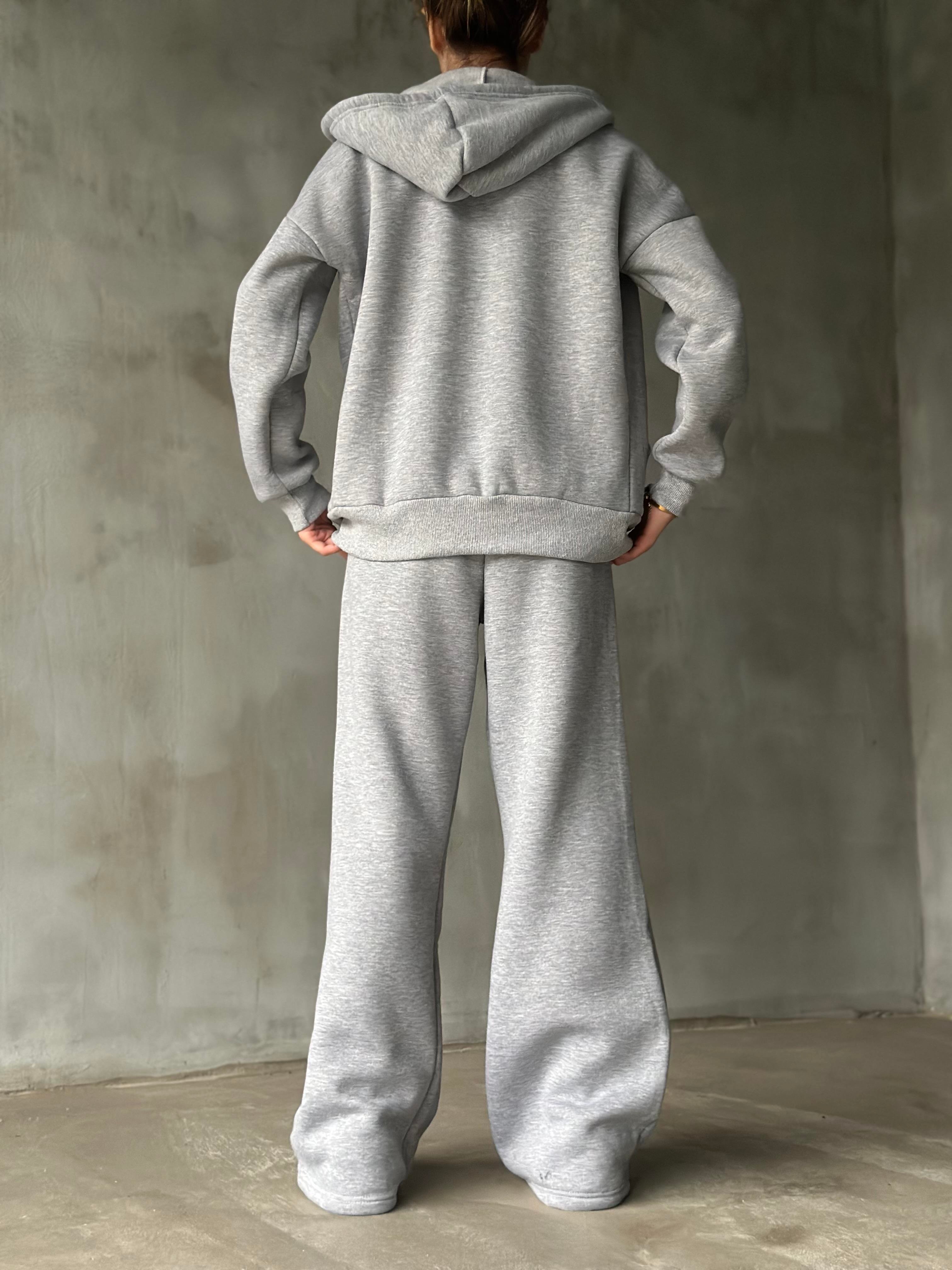 Baggy Hırkal Takım - Gri - Dominatrend