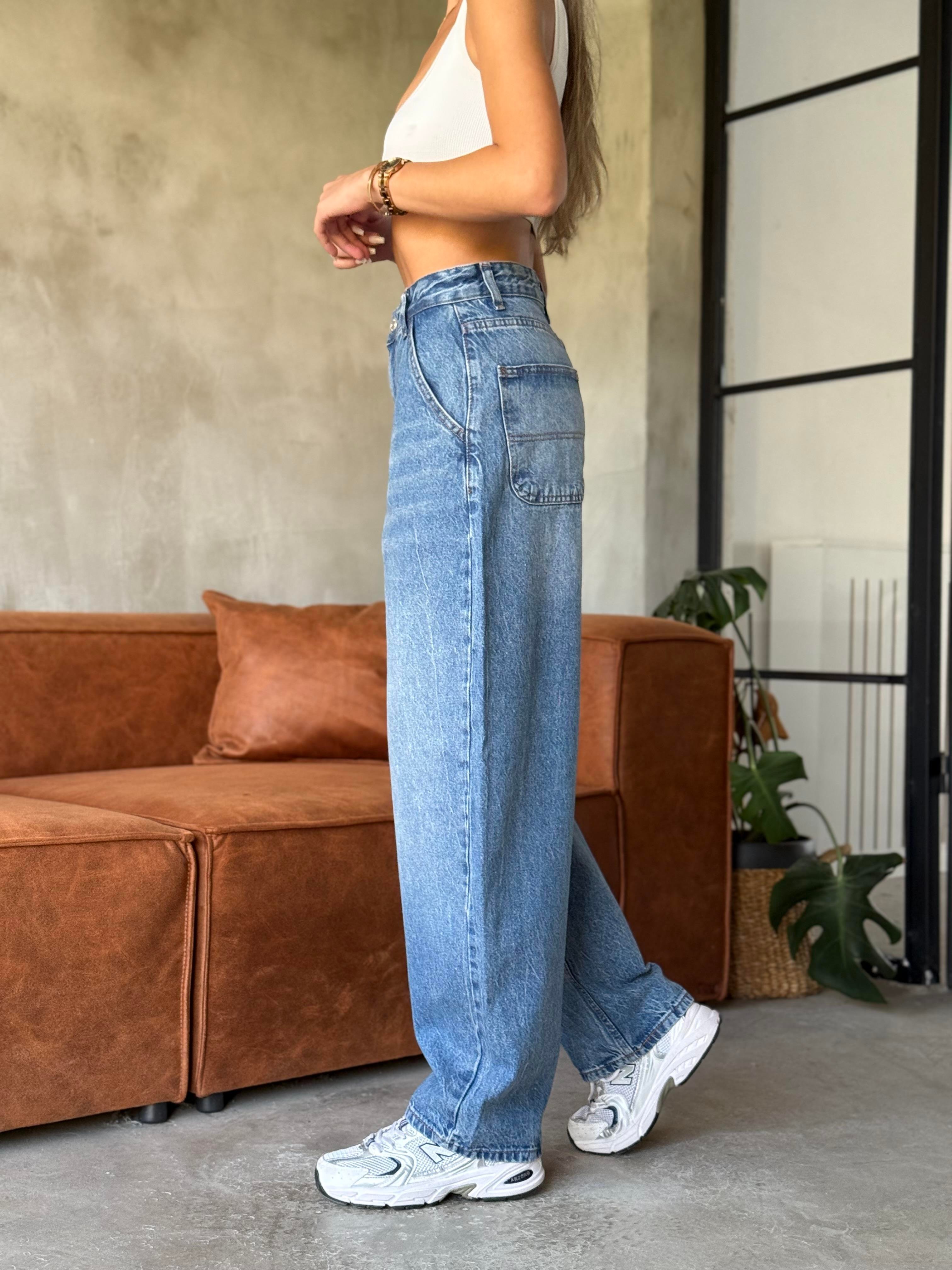 Balon Baggy Jean - Mavi - Dominatrend