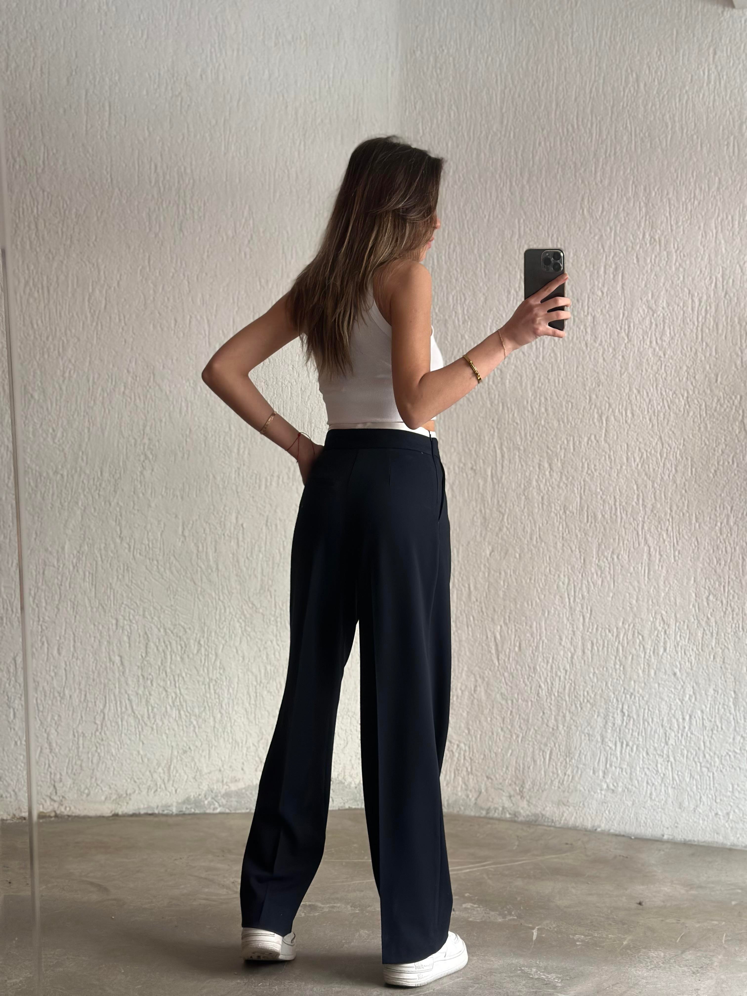 Bel Detay Palazzo - Lacivert - Dominatrend