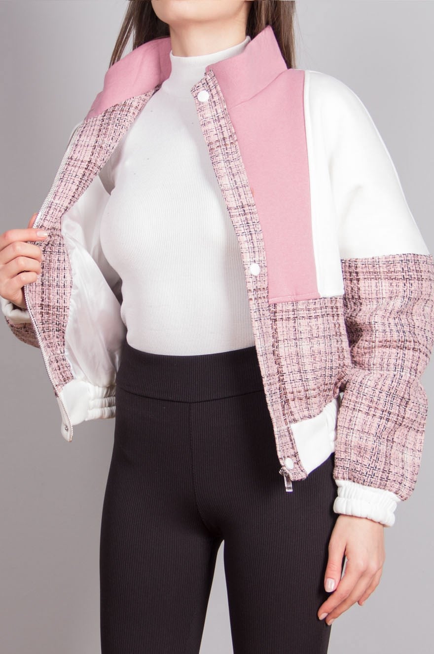 Bomber Astarlı Mont - Pembe - Dominatrend