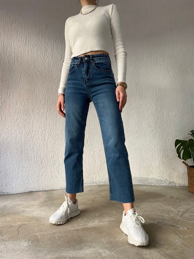 Boru Paça Kesik Jean  - Dominatrend
