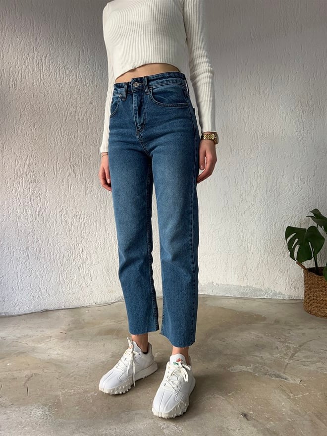 Boru Paça Kesik Jean  - Dominatrend