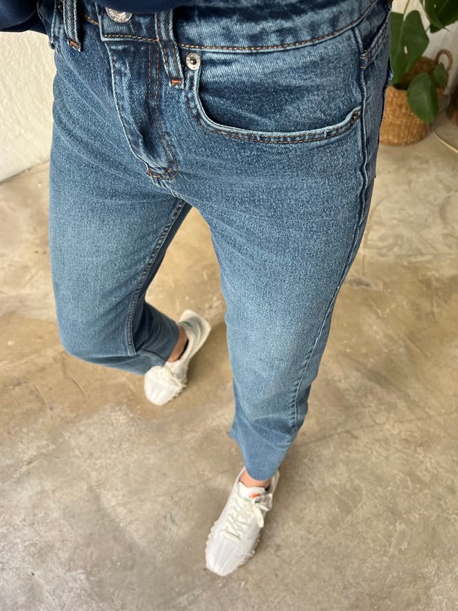 Boru Paça Kesik Jean  - Dominatrend