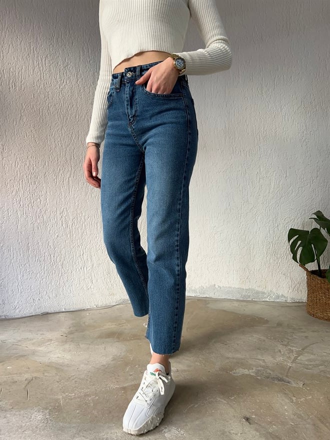 Boru Paça Kesik Jean  - Dominatrend