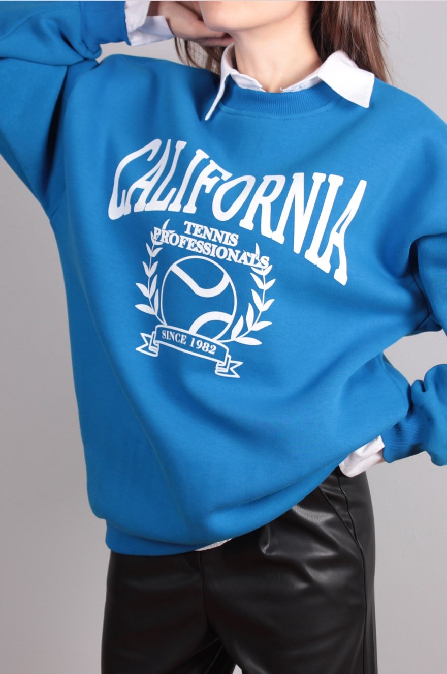 California Oversize Sweatshirt - Saks - Dominatrend