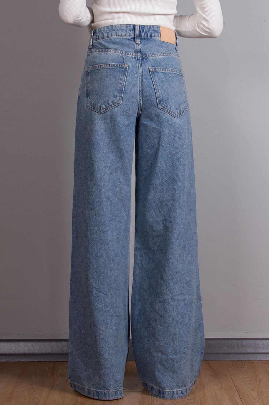 Çan Kesim Fit Jean - Açık Mavi - Dominatrend
