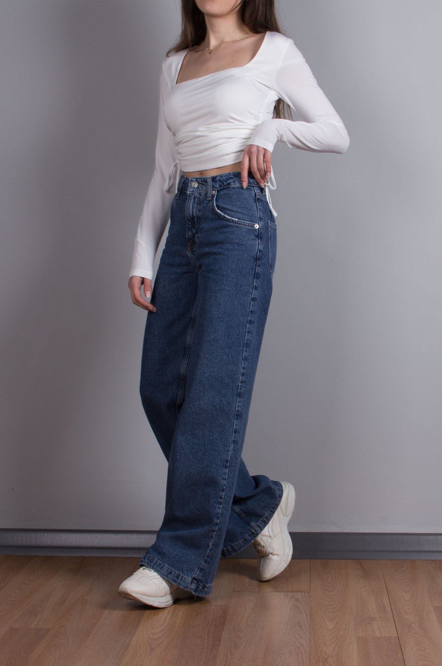 Çan Kesim Fit Jean - Koyu Mavi - Dominatrend