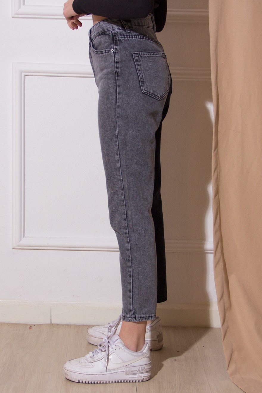Çift Renk Mom Jean - Dominatrend