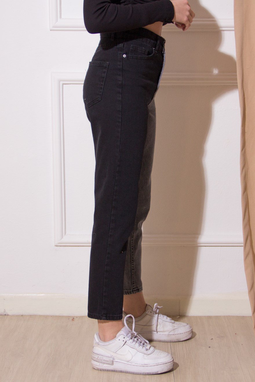 Çift Renk Mom Jean - Dominatrend