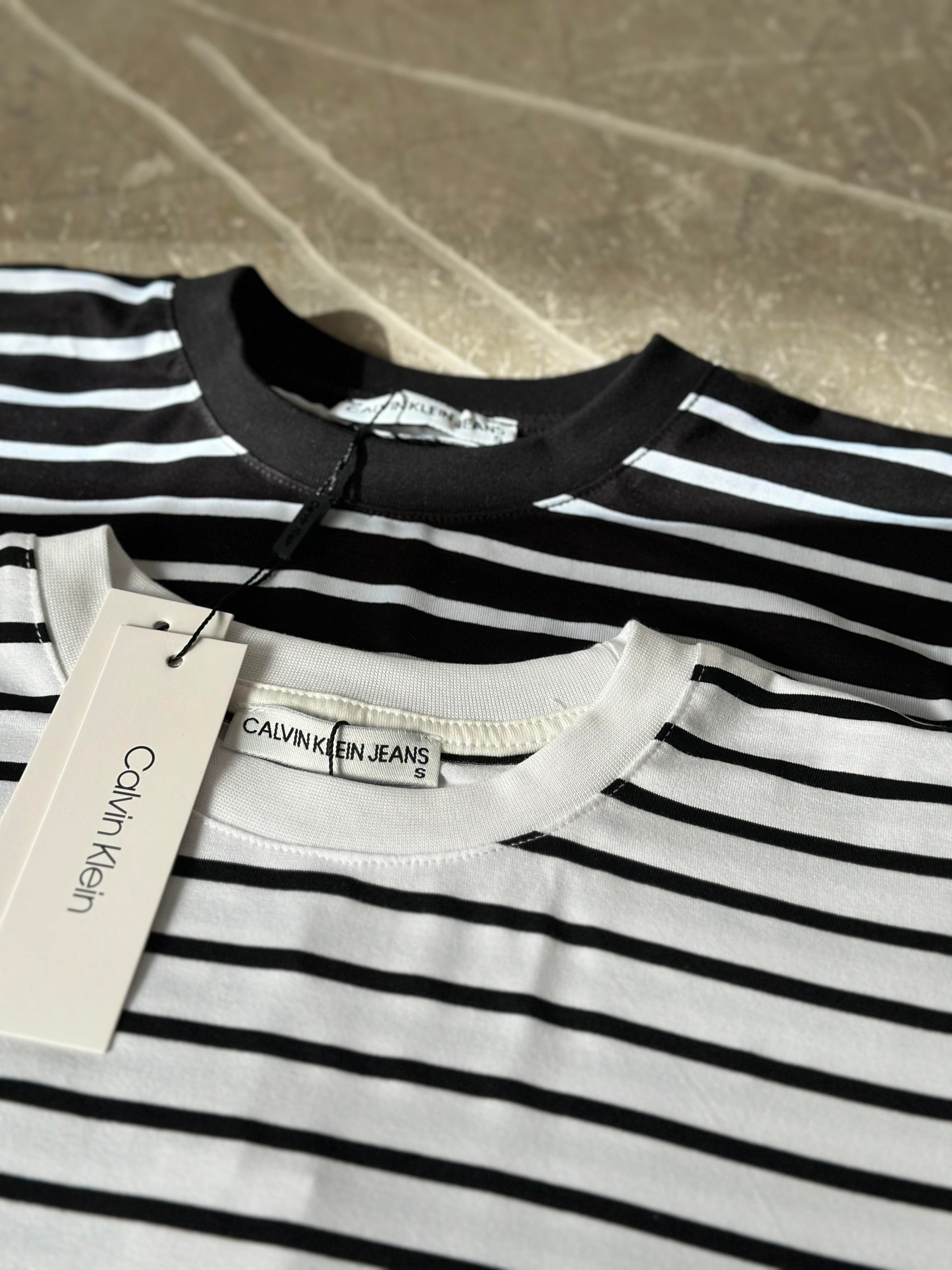 Ck Orj. Çizgili T-shirt - Dominatrend