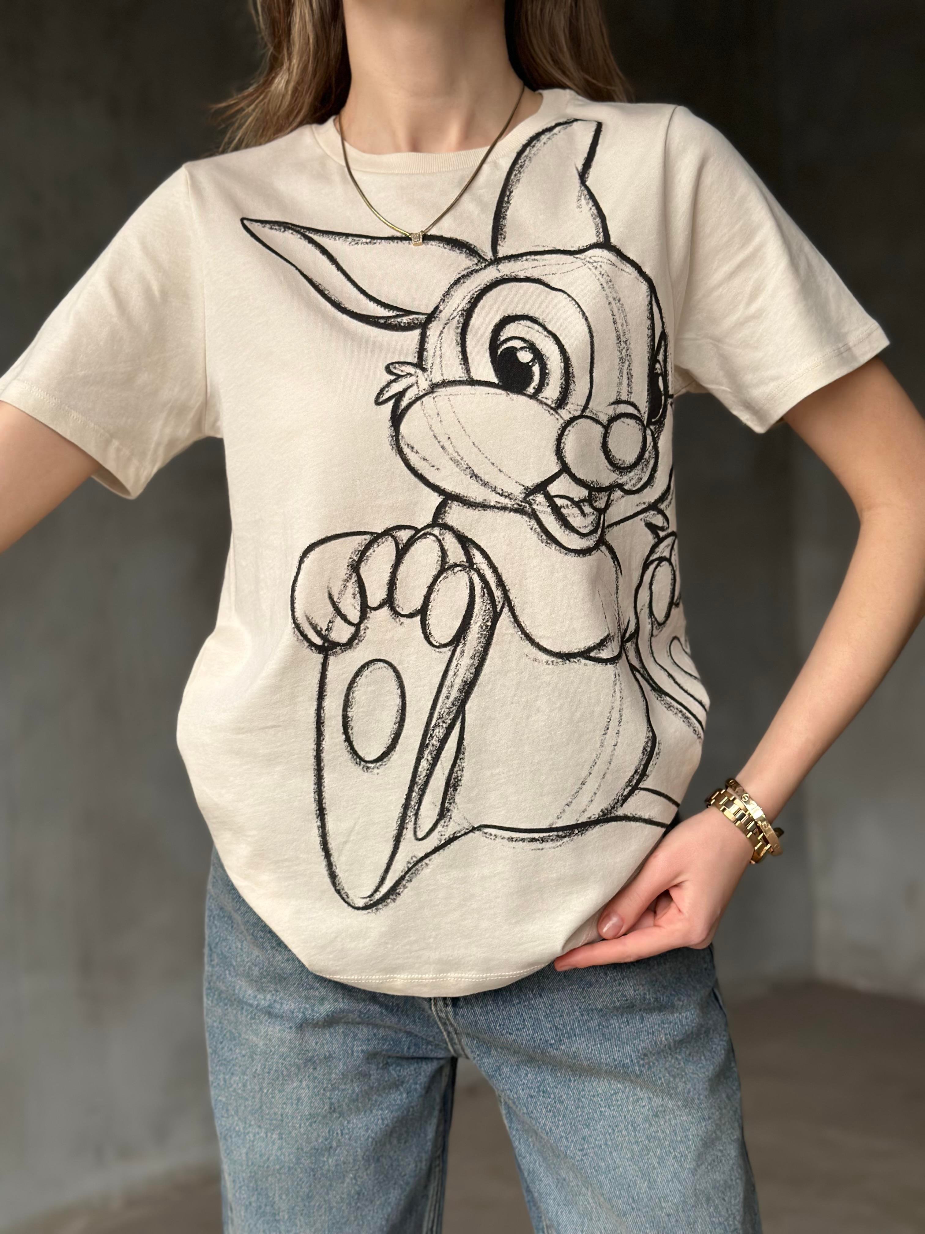 Disney Baby Bambi Baskılı Regular Fit Tshirt - Dominatrend