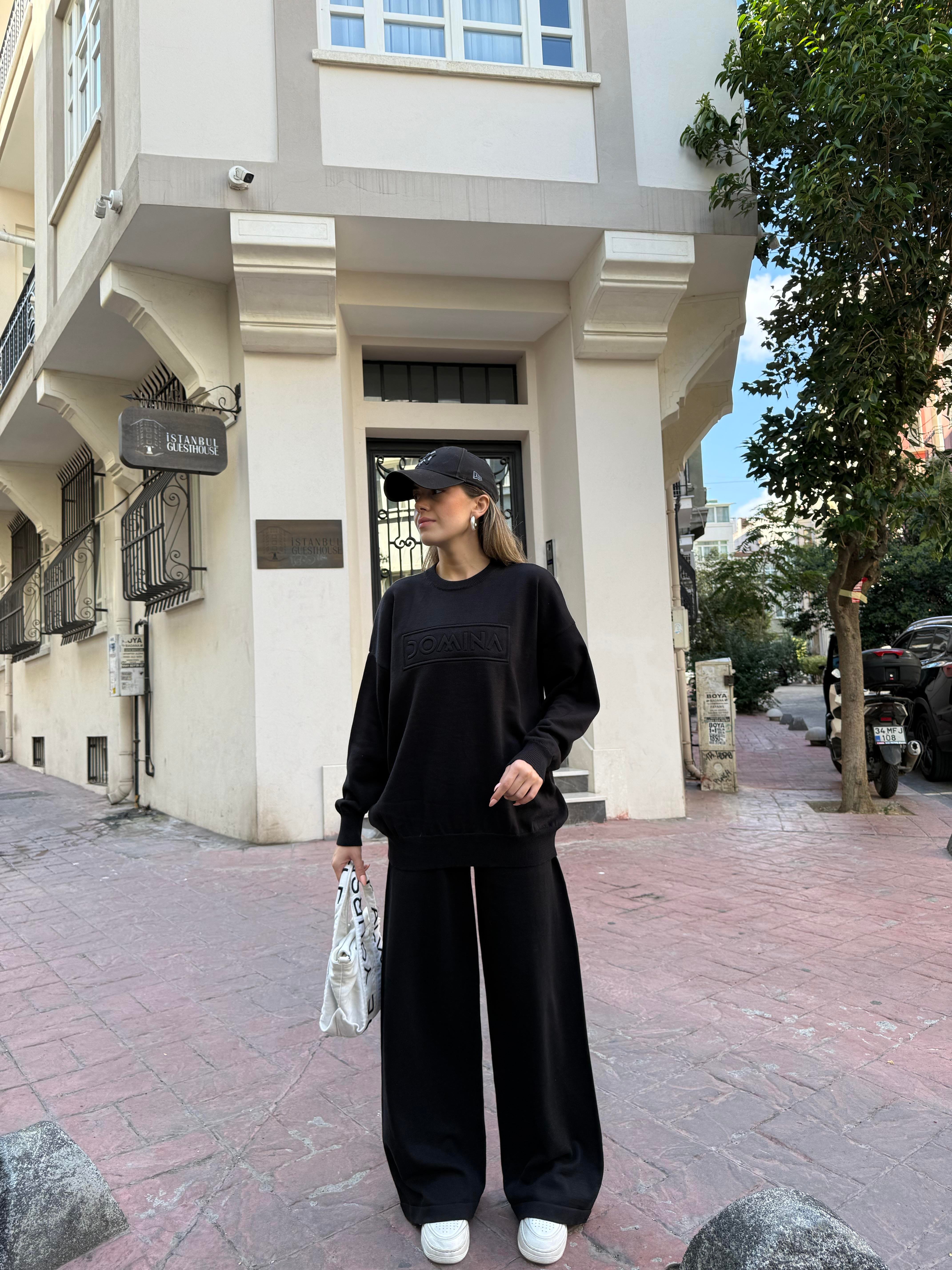DMN Triko Takım - Siyah - Dominatrend