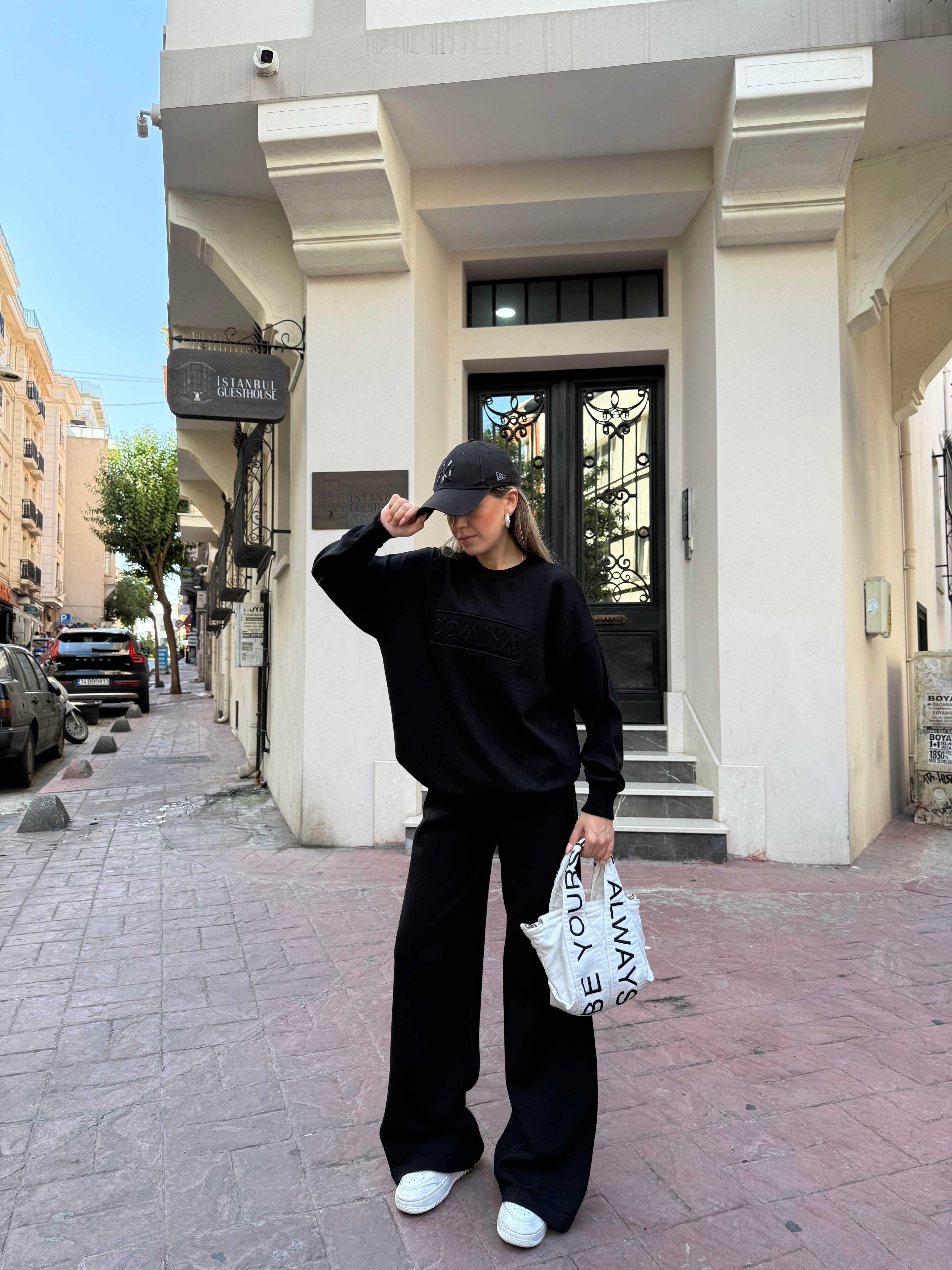 DMN Triko Takım - Siyah - Dominatrend