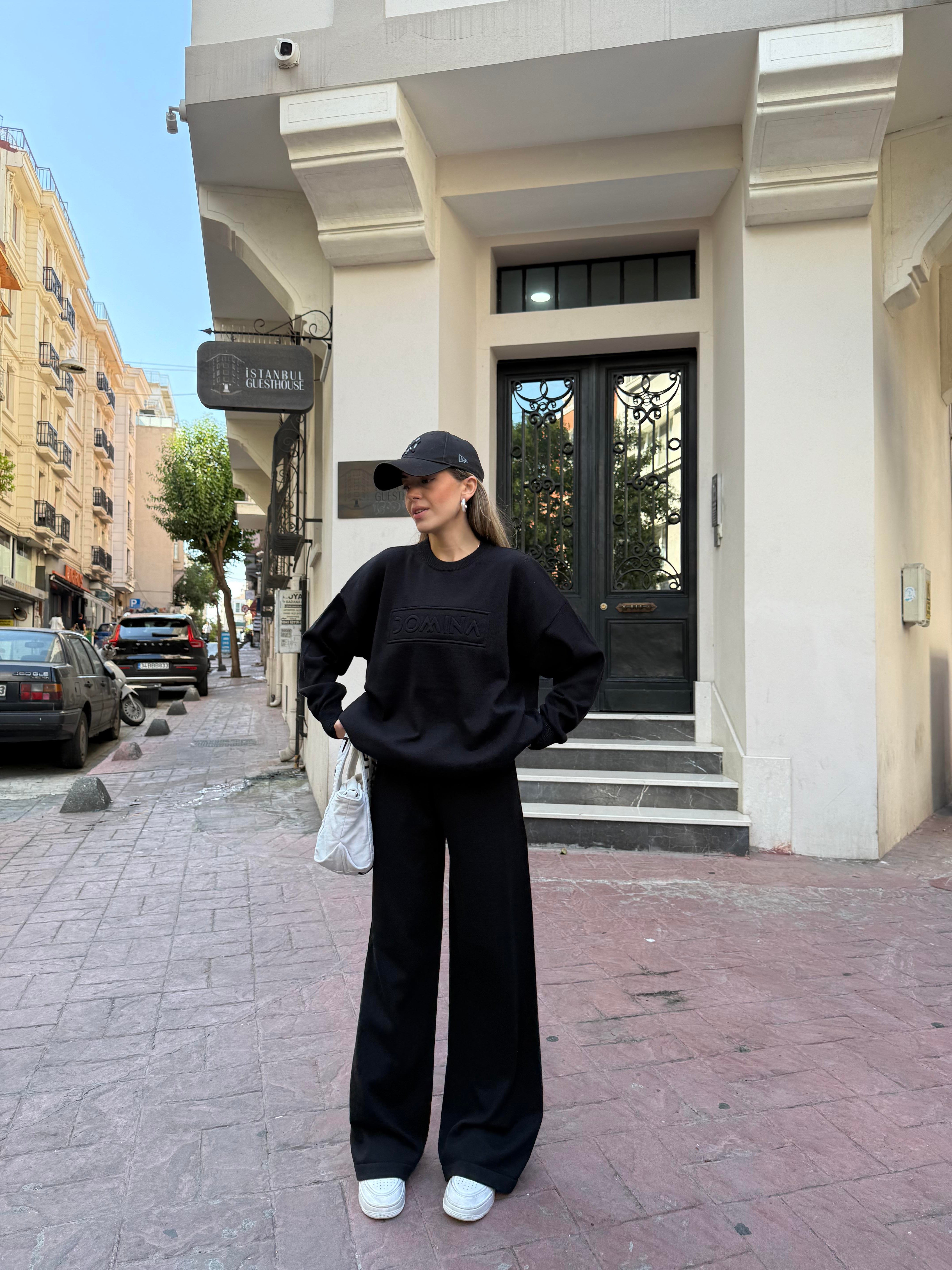 DMN Triko Takım - Siyah - Dominatrend