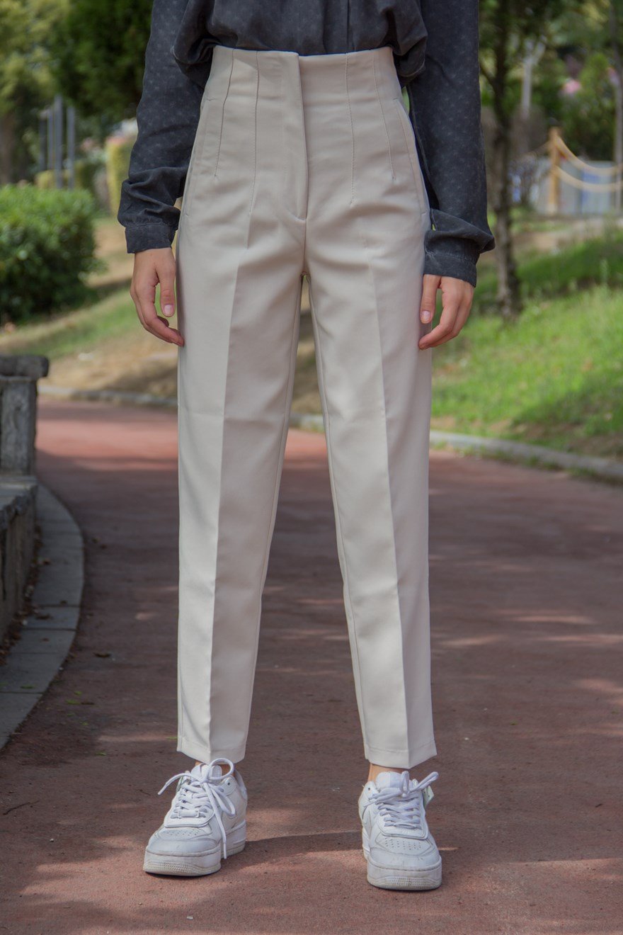 Flotalı Pantolon - Siyah - Dominatrend