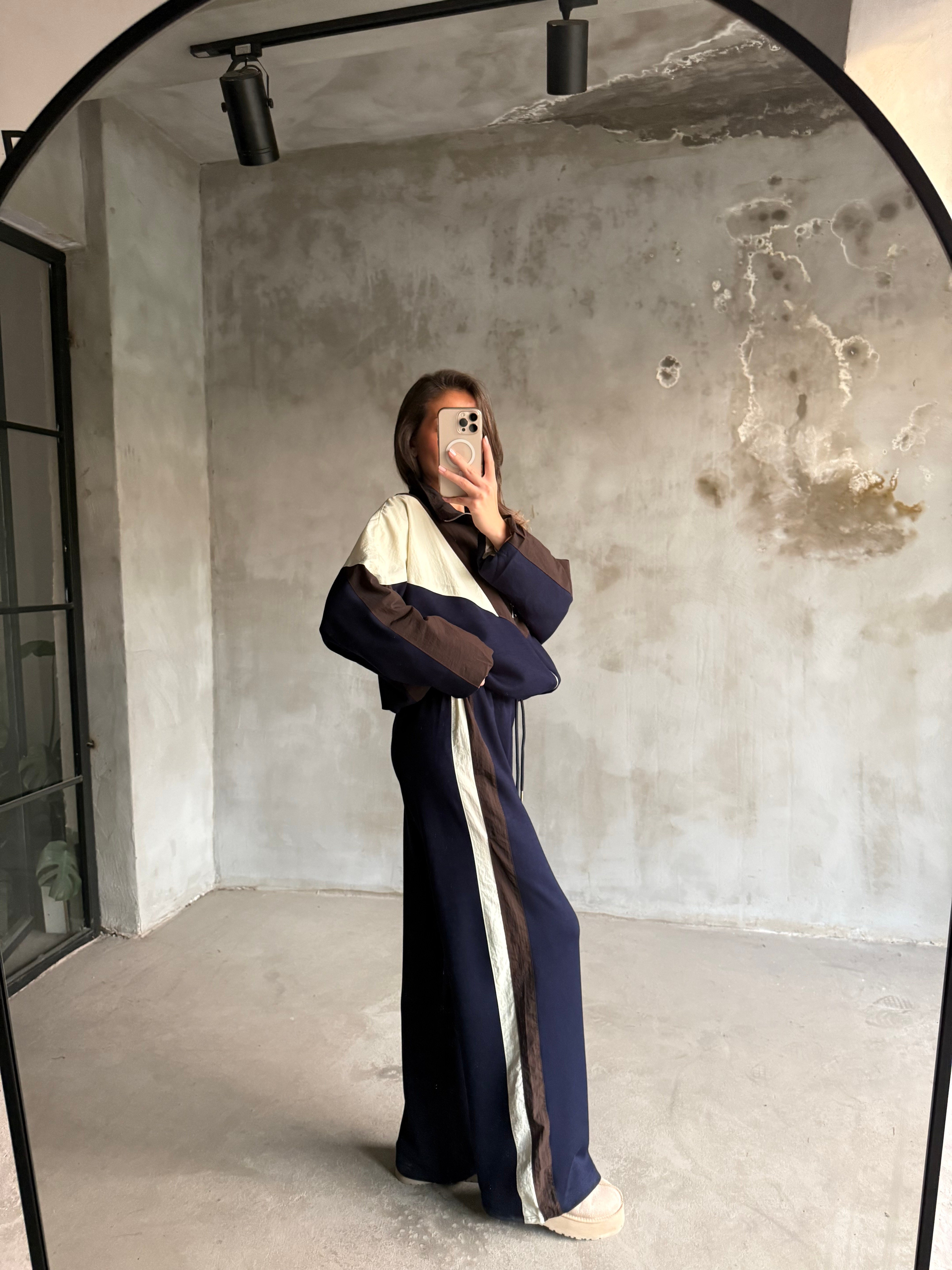 Garnili Eşofman Takımı - Lacivert - Dominatrend