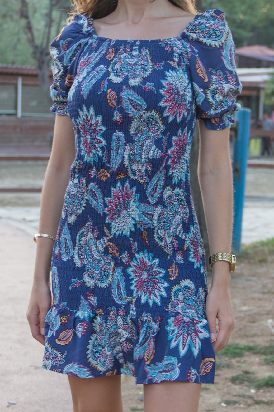 Gipeli Elbise - Lacivert - Dominatrend