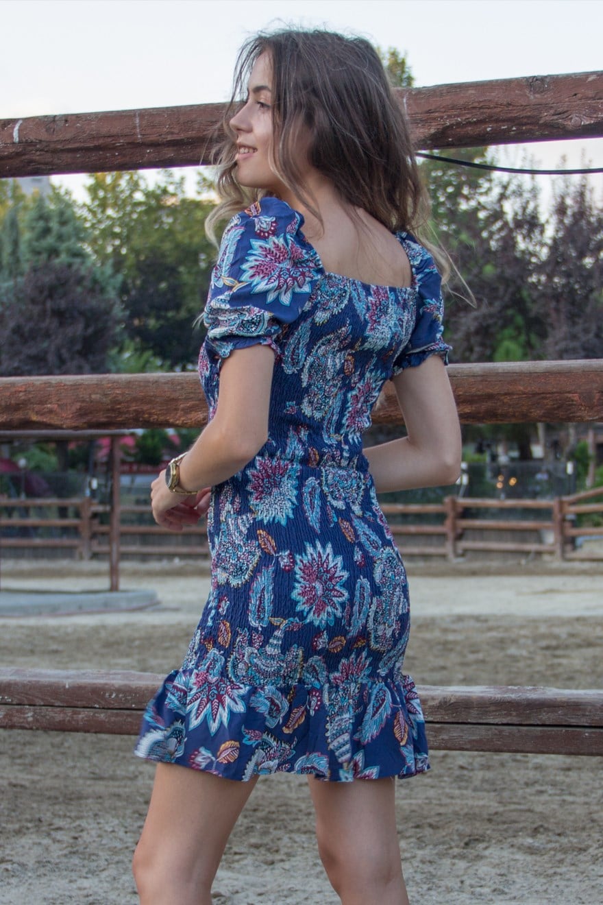 Gipeli Elbise - Lacivert - Dominatrend