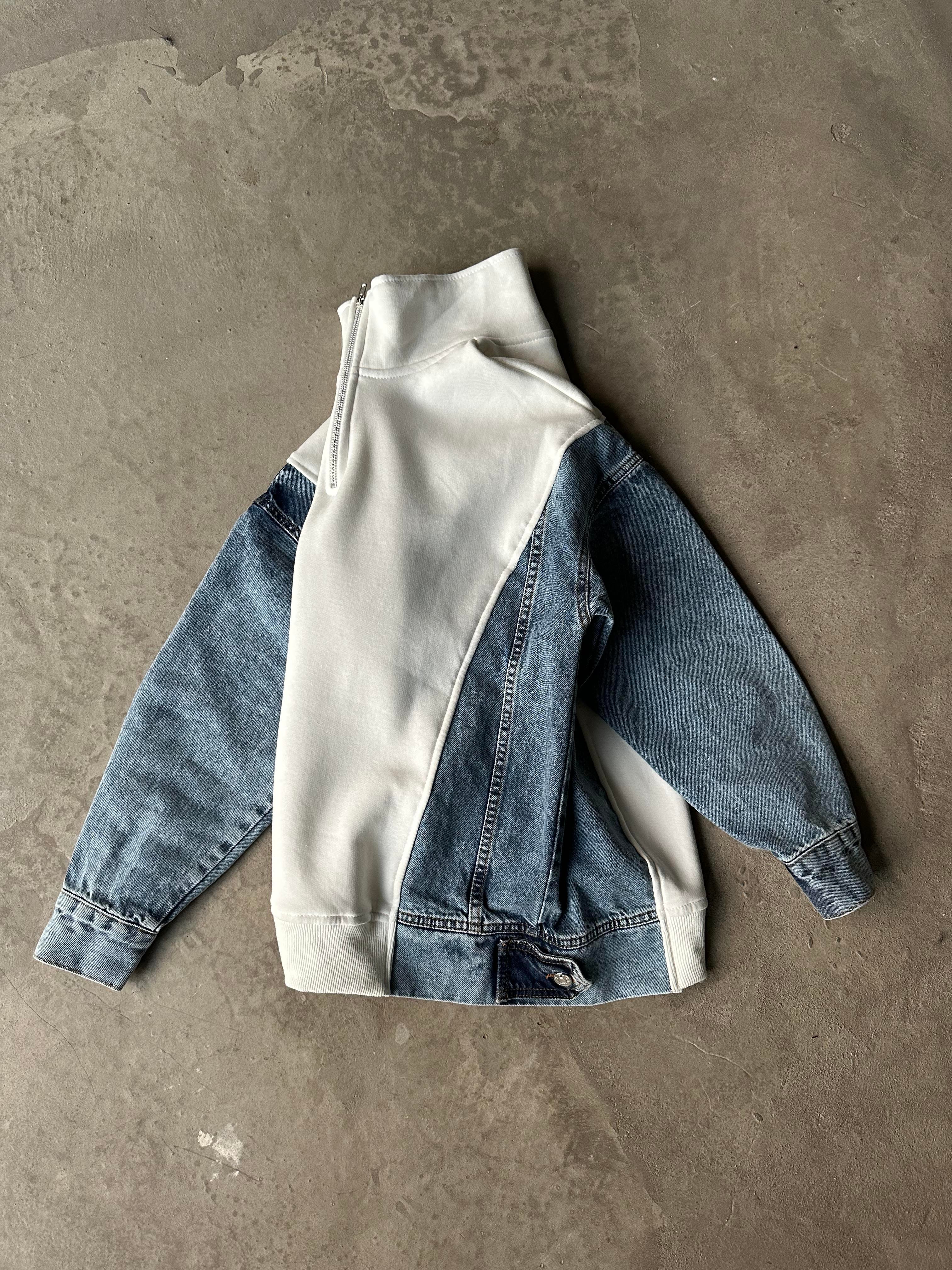 Kot Detay Oversize Sweatsirt - Dominatrend