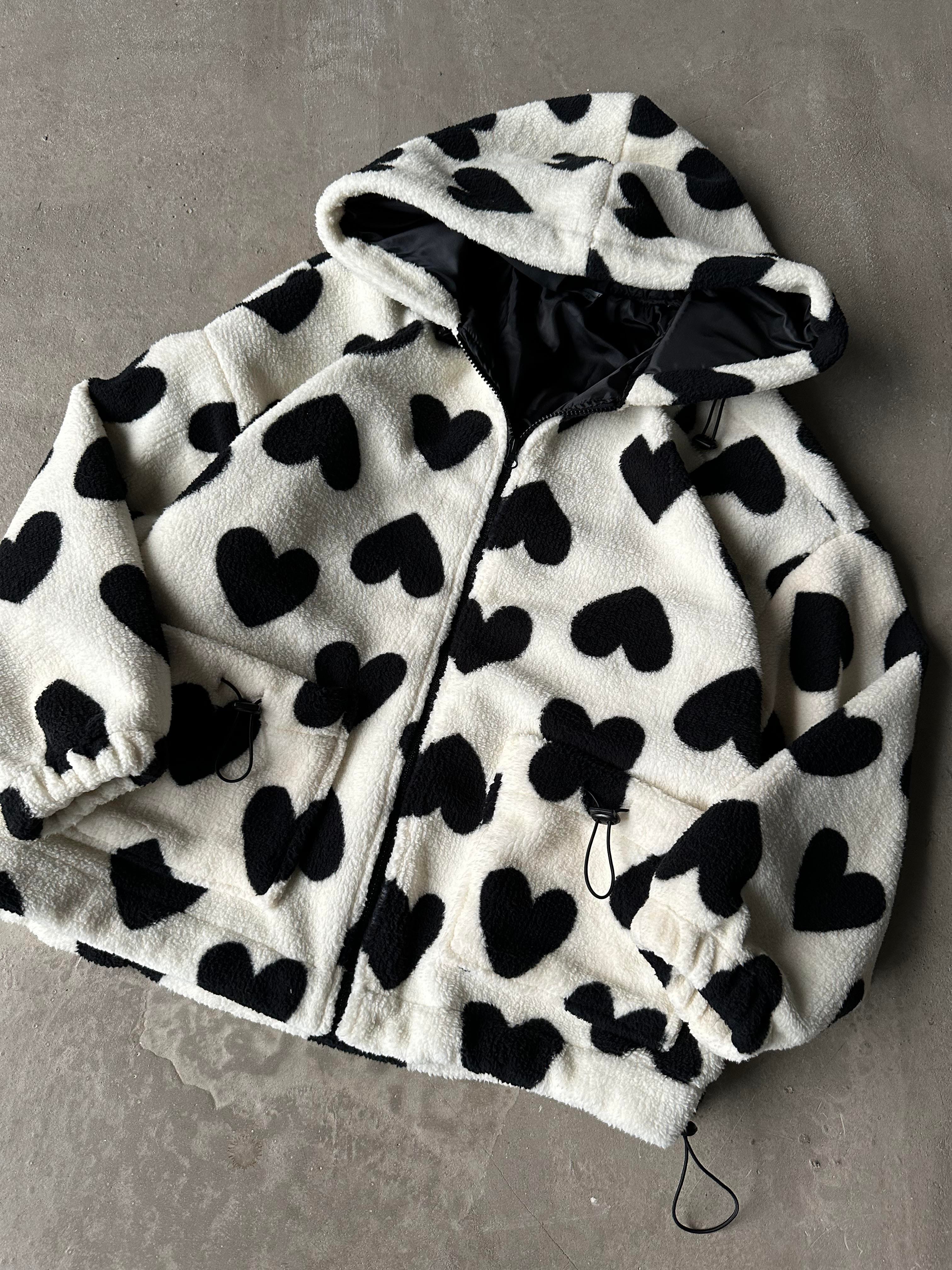 Love Kalp Desenli Teddy Mont - Dominatrend