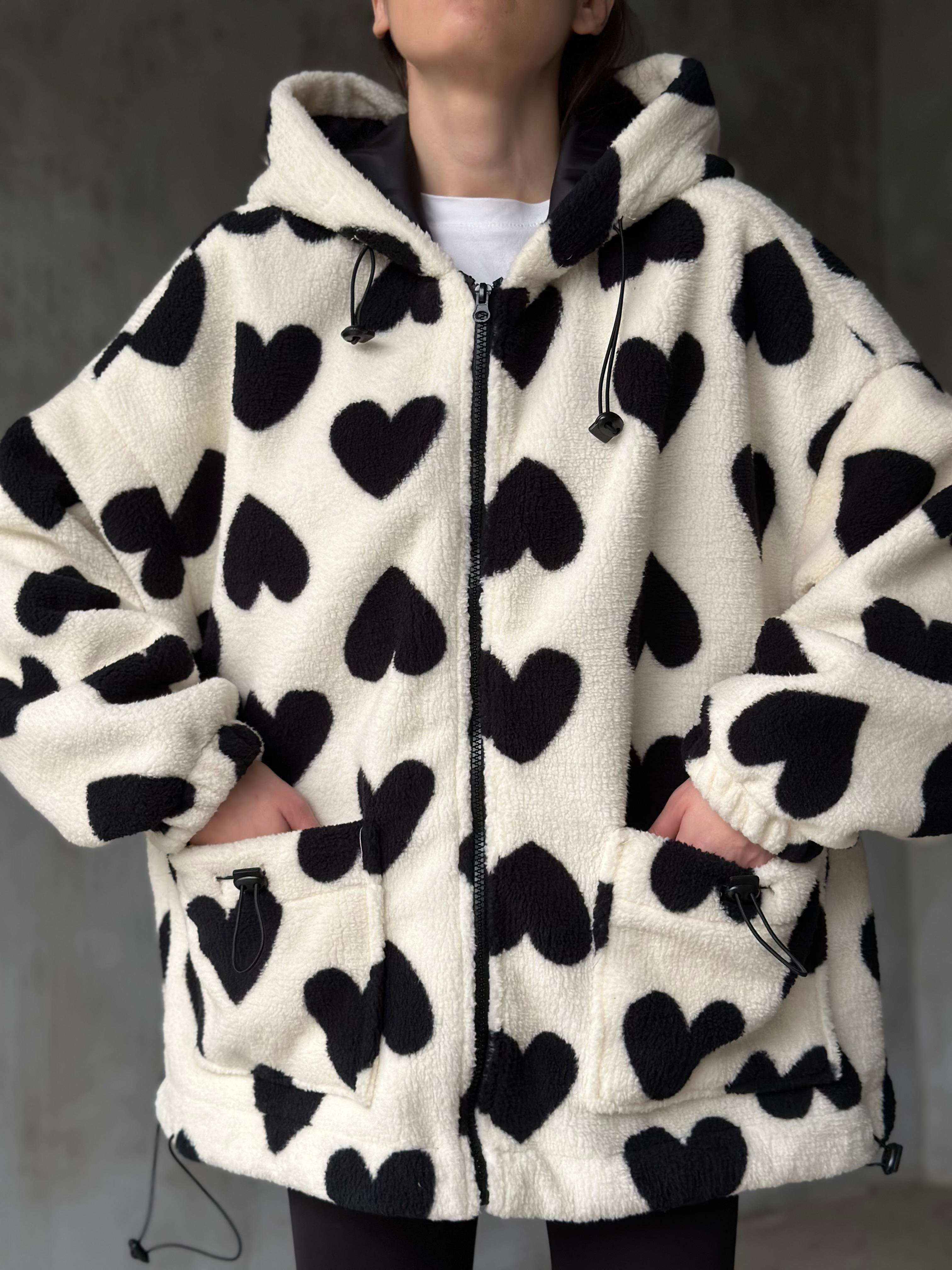 Love Kalp Desenli Teddy Mont - Dominatrend