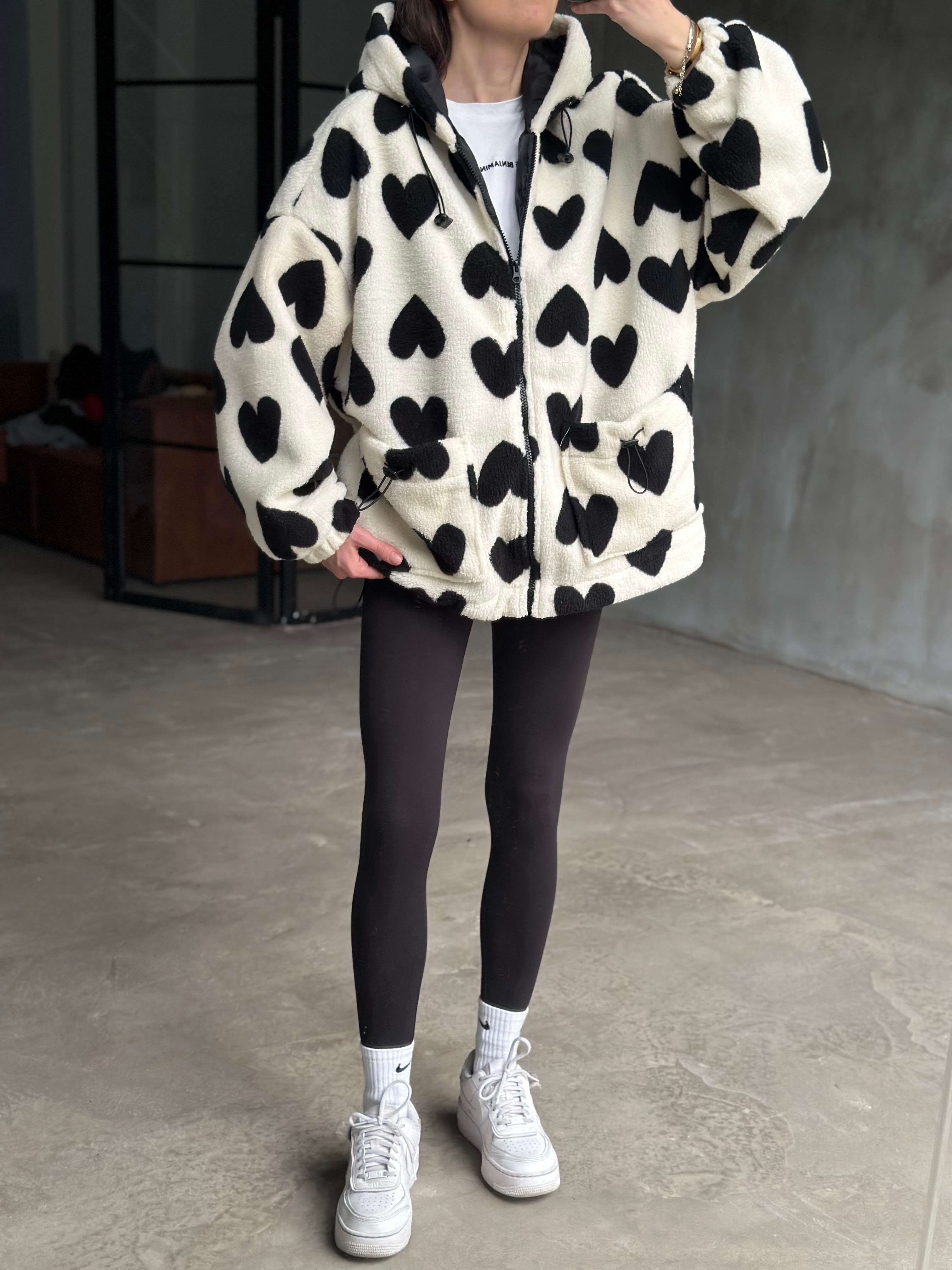 Love Kalp Desenli Teddy Mont - Dominatrend