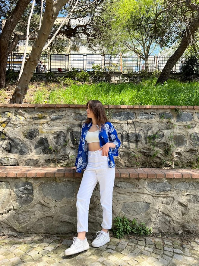 Mom Jean Beyaz - Dominatrend